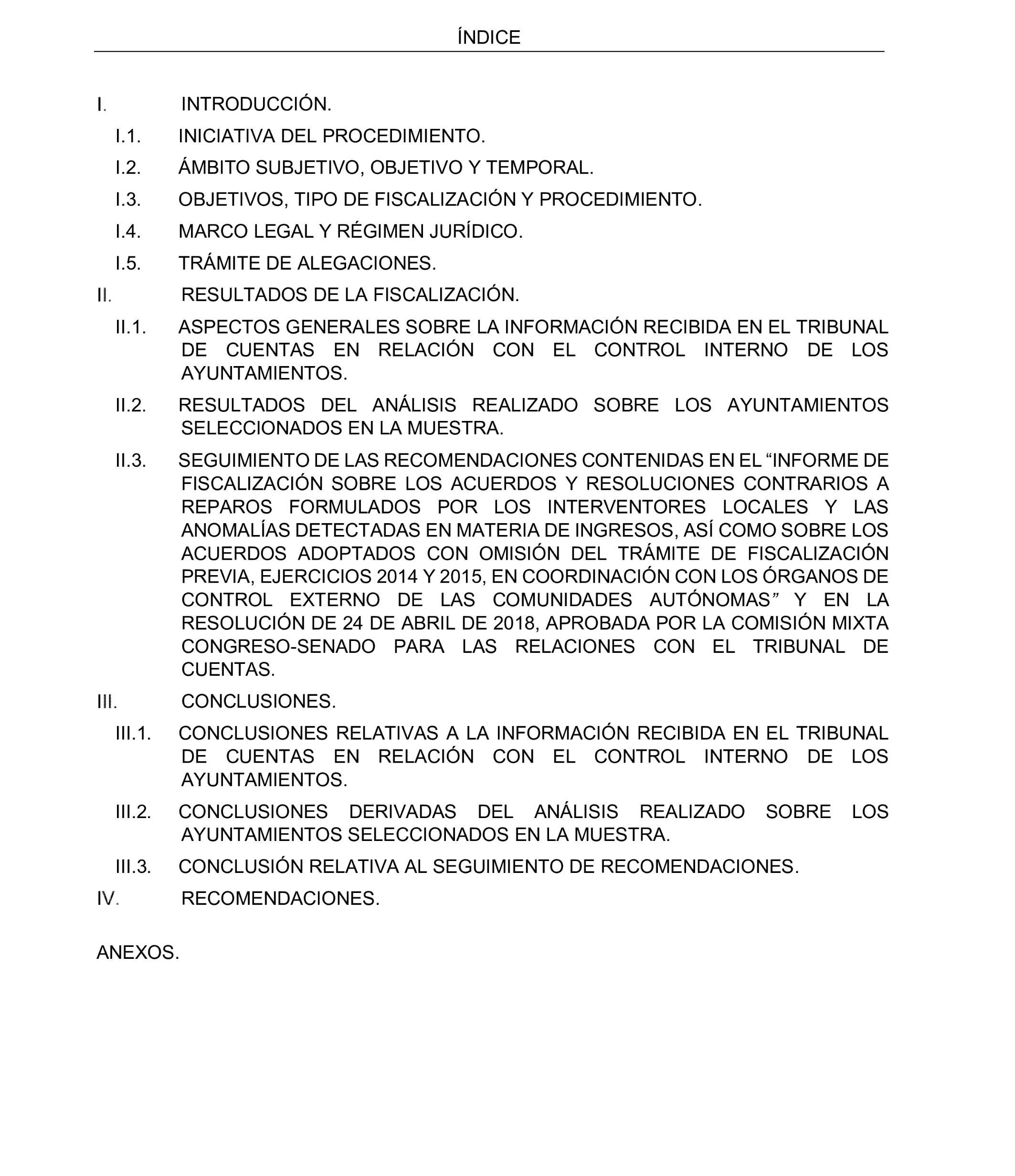 Imagen del artículo Resolución de 8 de mayo de 2025, aprobada por la Comisión Mixta para las Relaciones con el Tribunal de Cuentas, en relación con el Informe de fiscalización relativa a la organización y los resultados del control interno, así como a las actuaciones de control financiero de los ayuntamientos, ejercicio 2020.