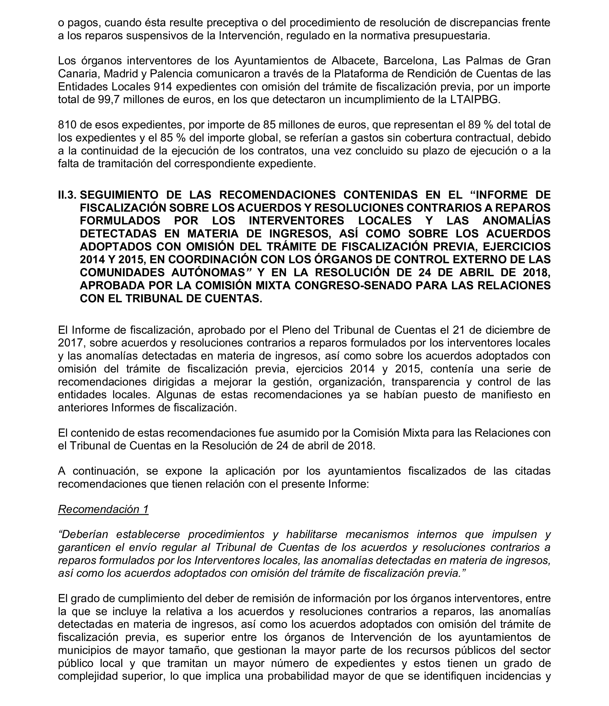 Imagen del artículo Resolución de 8 de mayo de 2025, aprobada por la Comisión Mixta para las Relaciones con el Tribunal de Cuentas, en relación con el Informe de fiscalización relativa a la organización y los resultados del control interno, así como a las actuaciones de control financiero de los ayuntamientos, ejercicio 2020.