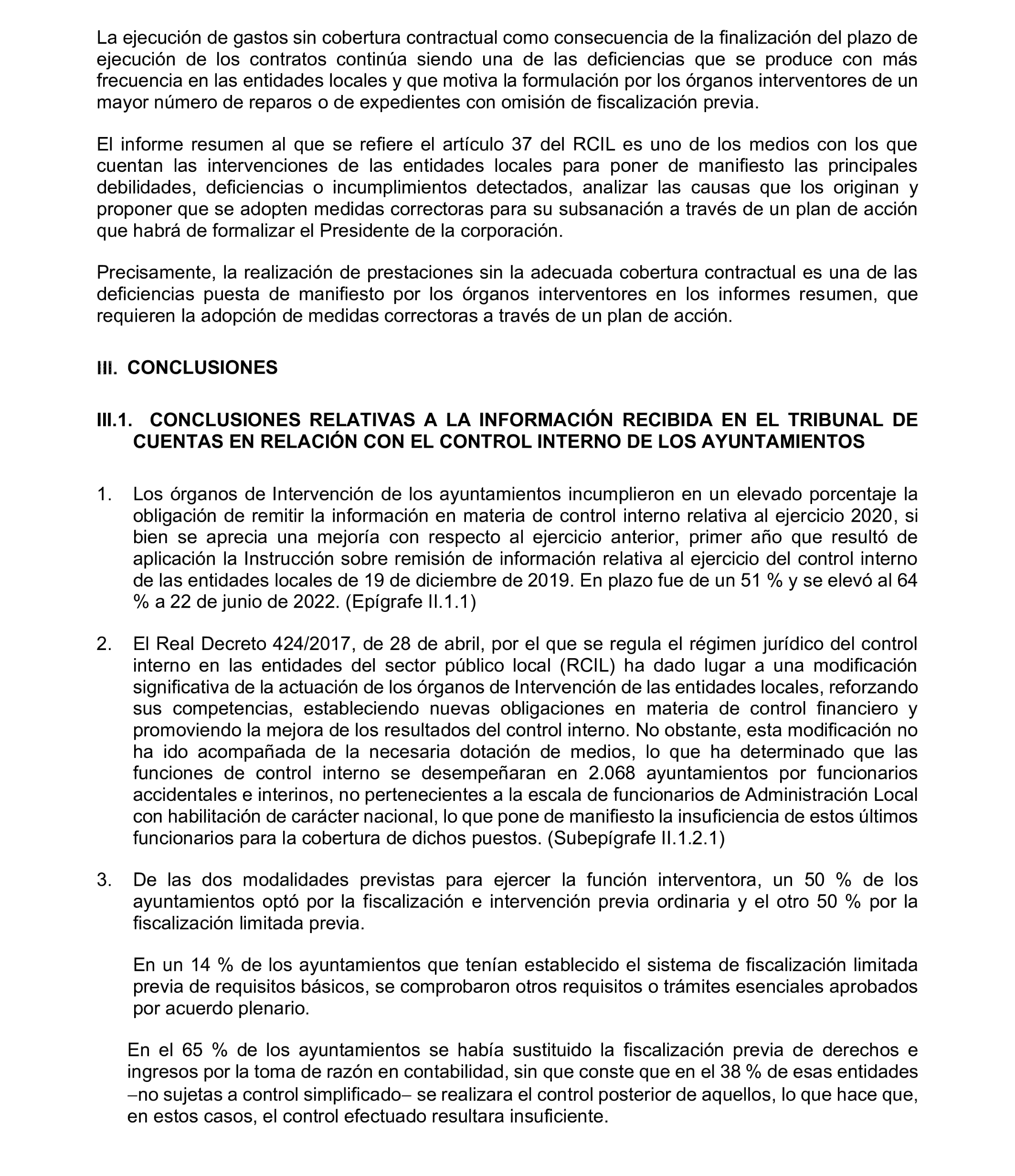 Imagen del artículo Resolución de 8 de mayo de 2025, aprobada por la Comisión Mixta para las Relaciones con el Tribunal de Cuentas, en relación con el Informe de fiscalización relativa a la organización y los resultados del control interno, así como a las actuaciones de control financiero de los ayuntamientos, ejercicio 2020.
