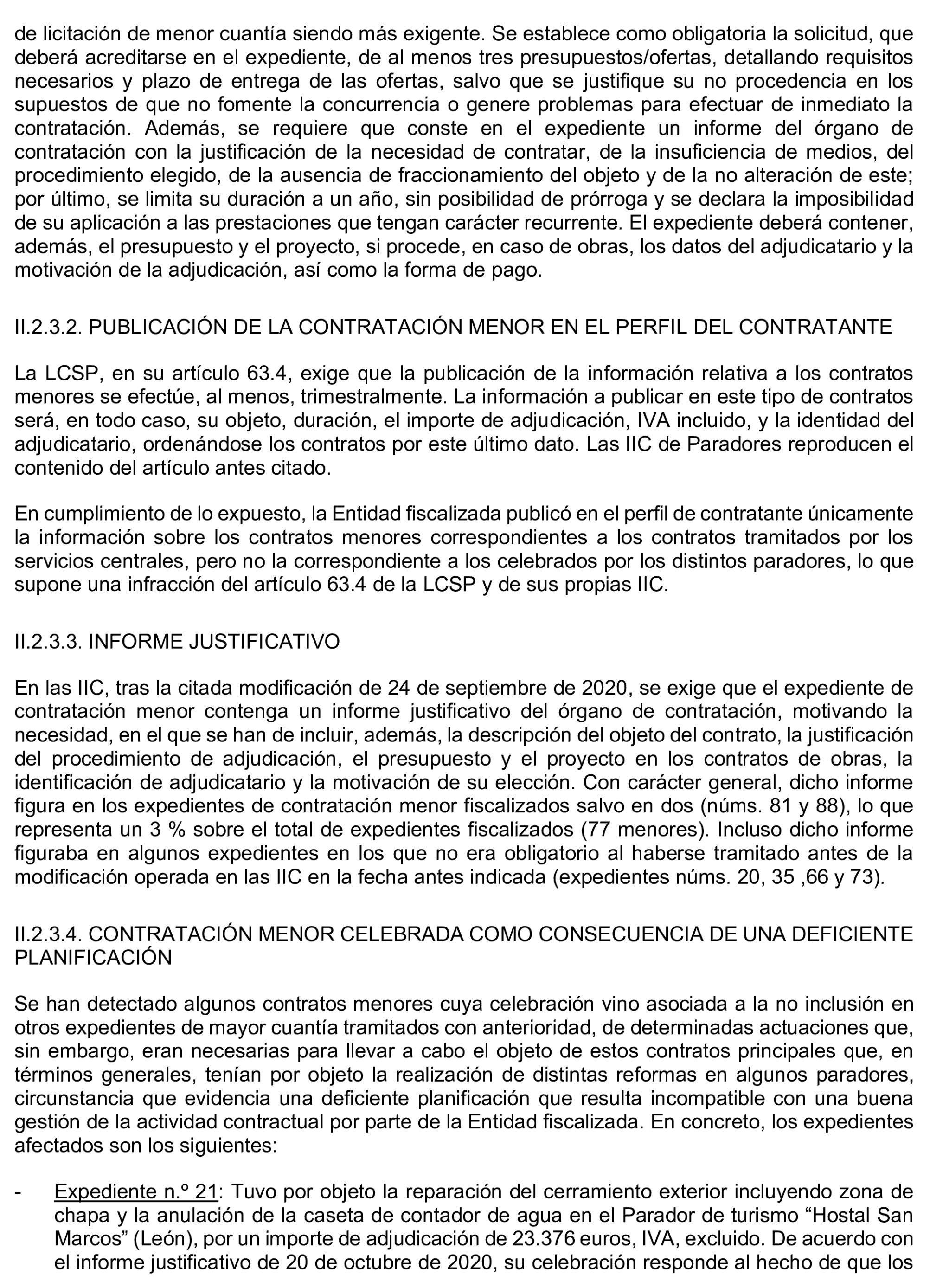 Imagen del artículo Resolución de 8 de mayo de 2025, aprobada por la Comisión Mixta para las Relaciones con el Tribunal de Cuentas, en relación con el Informe de fiscalización de la contratación de Paradores de Turismo de España, S.M.E., S.A., ejercicios 2020 y 2021.
