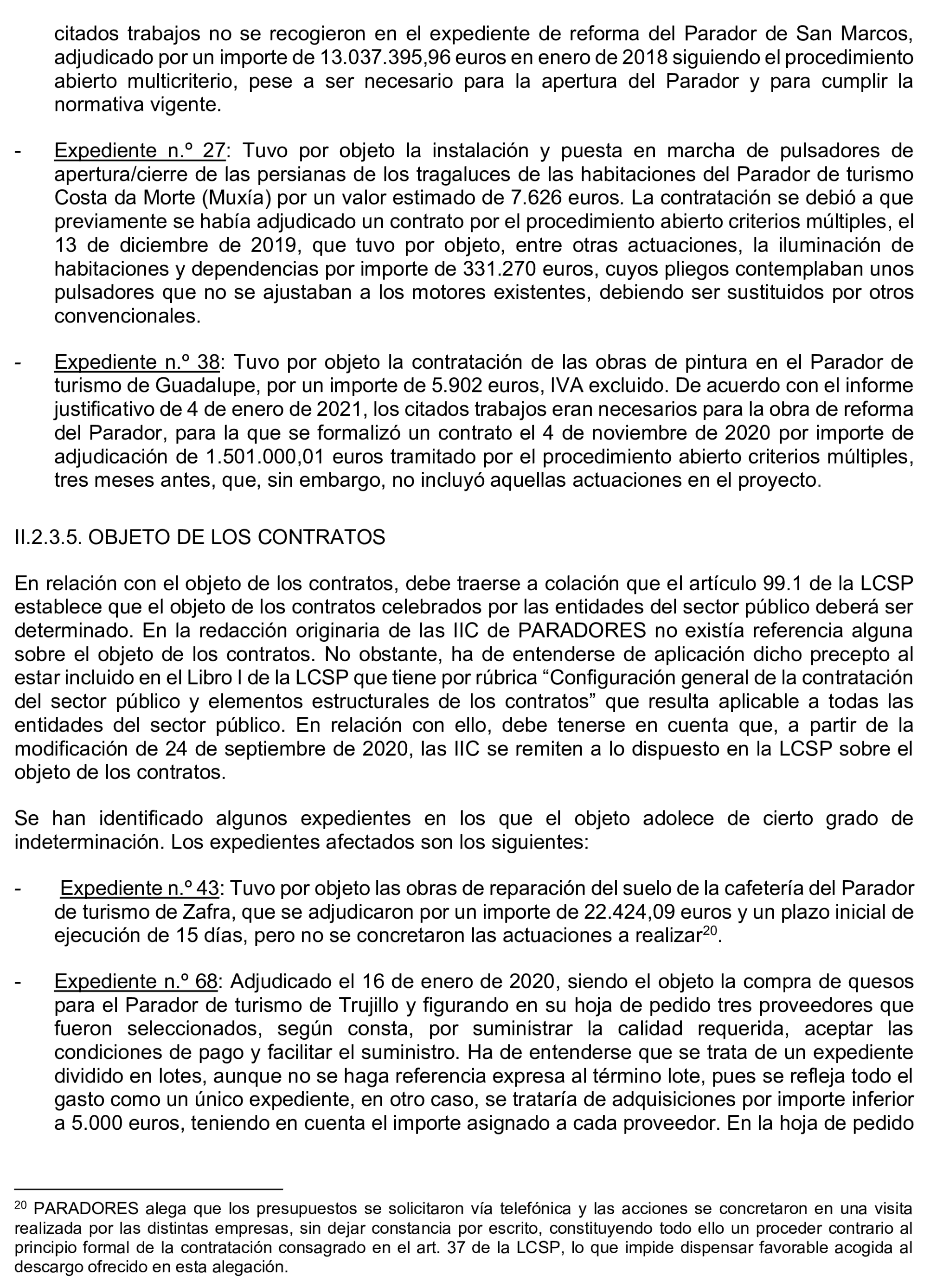 Imagen del artículo Resolución de 8 de mayo de 2025, aprobada por la Comisión Mixta para las Relaciones con el Tribunal de Cuentas, en relación con el Informe de fiscalización de la contratación de Paradores de Turismo de España, S.M.E., S.A., ejercicios 2020 y 2021.