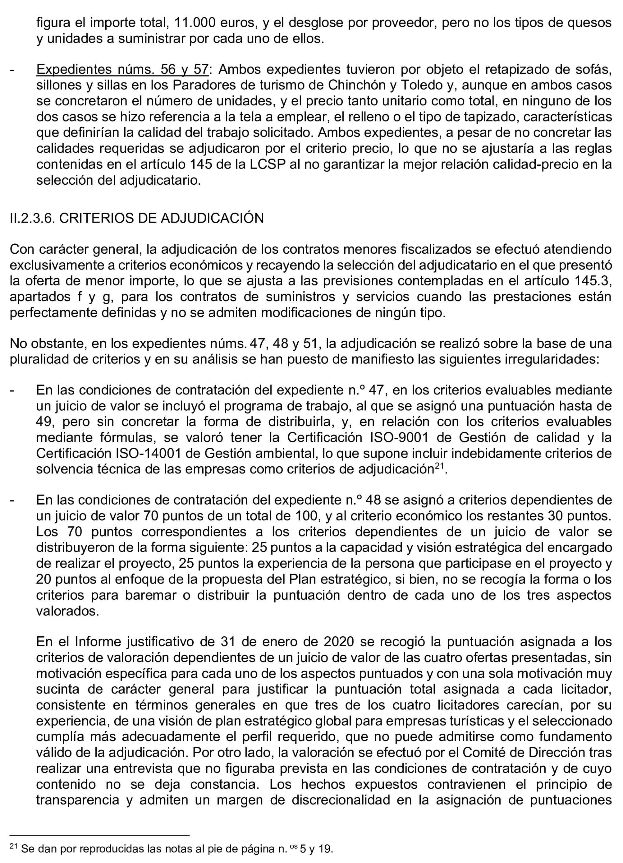 Imagen del artículo Resolución de 8 de mayo de 2025, aprobada por la Comisión Mixta para las Relaciones con el Tribunal de Cuentas, en relación con el Informe de fiscalización de la contratación de Paradores de Turismo de España, S.M.E., S.A., ejercicios 2020 y 2021.