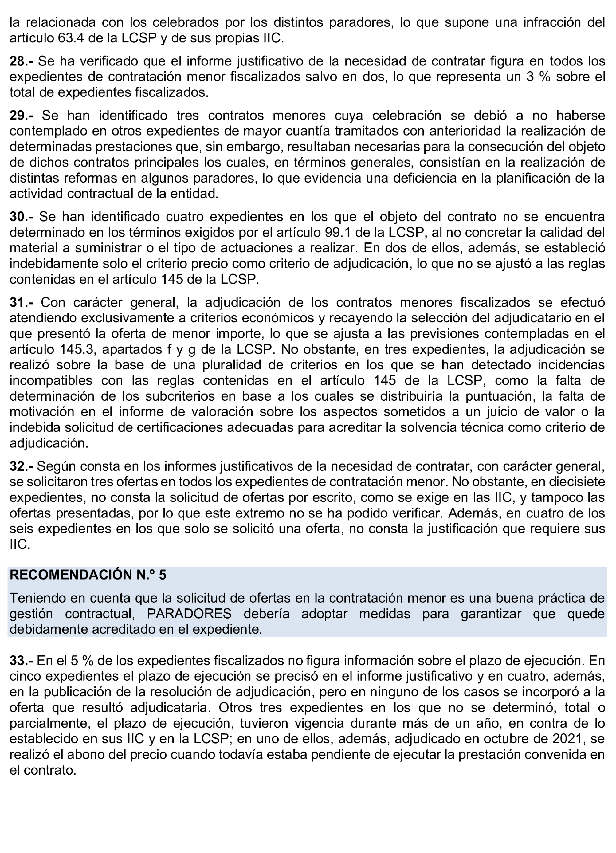 Imagen del artículo Resolución de 8 de mayo de 2025, aprobada por la Comisión Mixta para las Relaciones con el Tribunal de Cuentas, en relación con el Informe de fiscalización de la contratación de Paradores de Turismo de España, S.M.E., S.A., ejercicios 2020 y 2021.