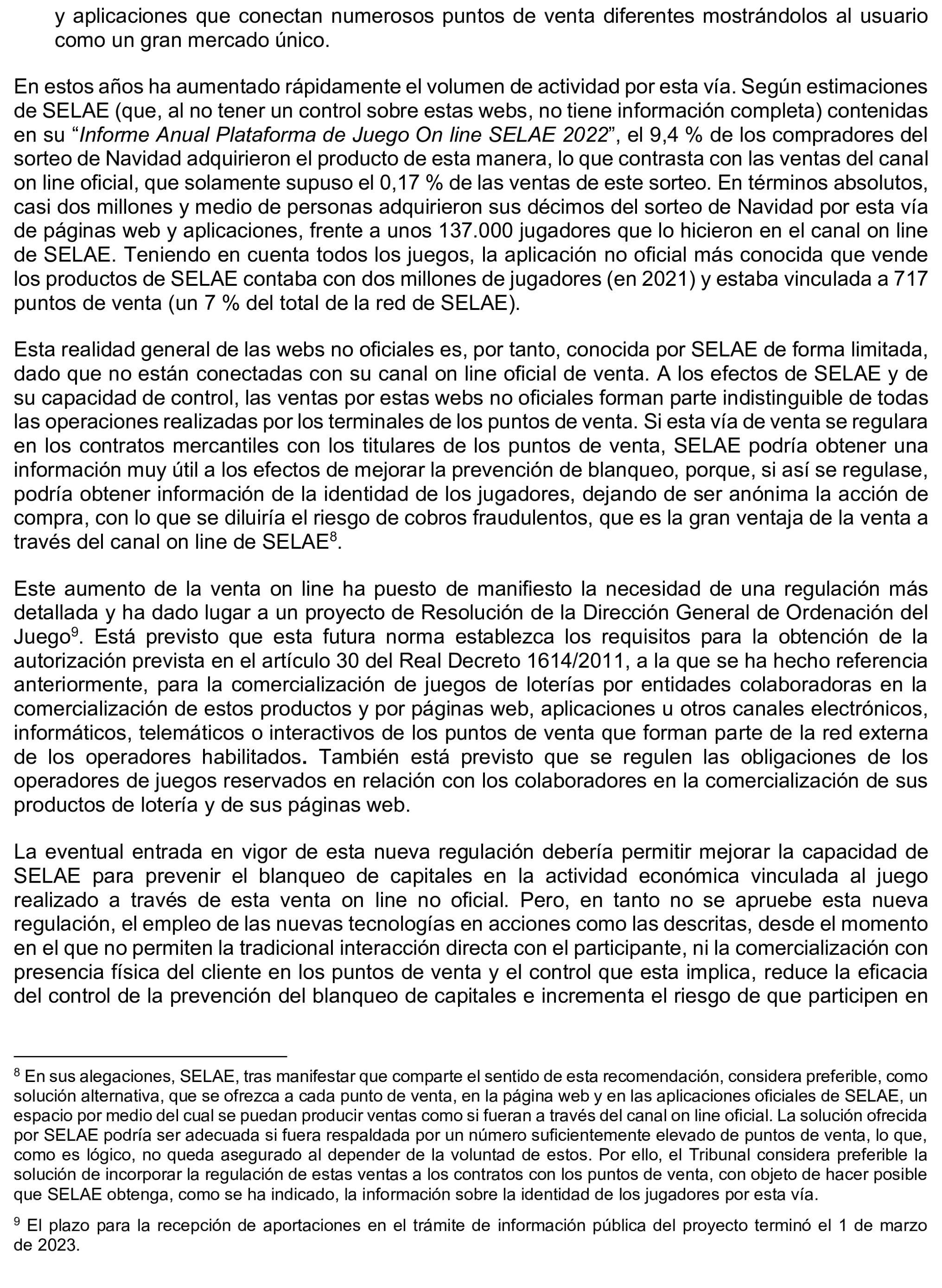 Imagen del artículo Resolución de 8 de mayo de 2025, aprobada por la Comisión Mixta para las Relaciones con el Tribunal de Cuentas, en relación con el Informe de fiscalización del sistema de control aplicado en la gestión de premios por la Sociedad Estatal Loterías y Apuestas del Estado, S.M.E., SA, (SELAE), ejercicio 2022.