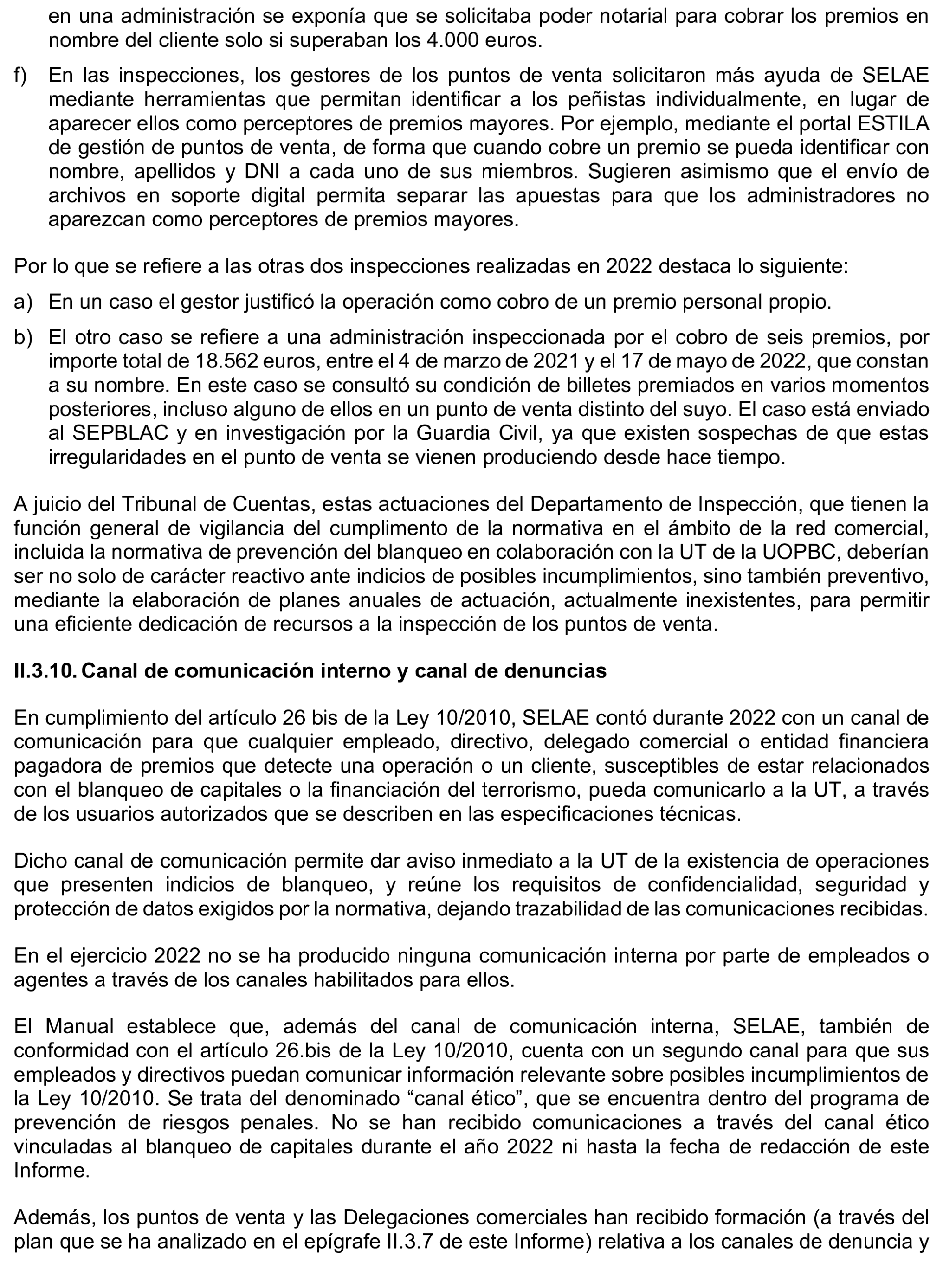 Imagen del artículo Resolución de 8 de mayo de 2025, aprobada por la Comisión Mixta para las Relaciones con el Tribunal de Cuentas, en relación con el Informe de fiscalización del sistema de control aplicado en la gestión de premios por la Sociedad Estatal Loterías y Apuestas del Estado, S.M.E., SA, (SELAE), ejercicio 2022.