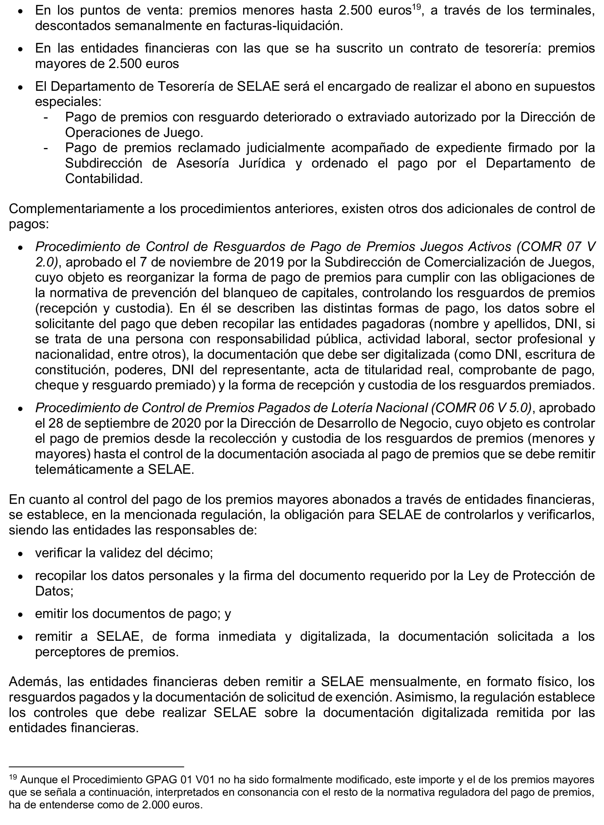 Imagen del artículo Resolución de 8 de mayo de 2025, aprobada por la Comisión Mixta para las Relaciones con el Tribunal de Cuentas, en relación con el Informe de fiscalización del sistema de control aplicado en la gestión de premios por la Sociedad Estatal Loterías y Apuestas del Estado, S.M.E., SA, (SELAE), ejercicio 2022.