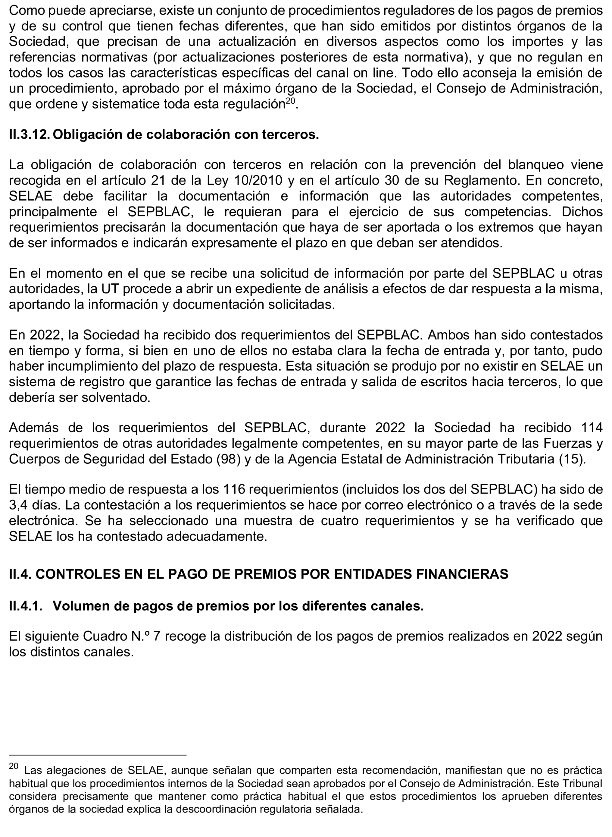 Imagen del artículo Resolución de 8 de mayo de 2025, aprobada por la Comisión Mixta para las Relaciones con el Tribunal de Cuentas, en relación con el Informe de fiscalización del sistema de control aplicado en la gestión de premios por la Sociedad Estatal Loterías y Apuestas del Estado, S.M.E., SA, (SELAE), ejercicio 2022.