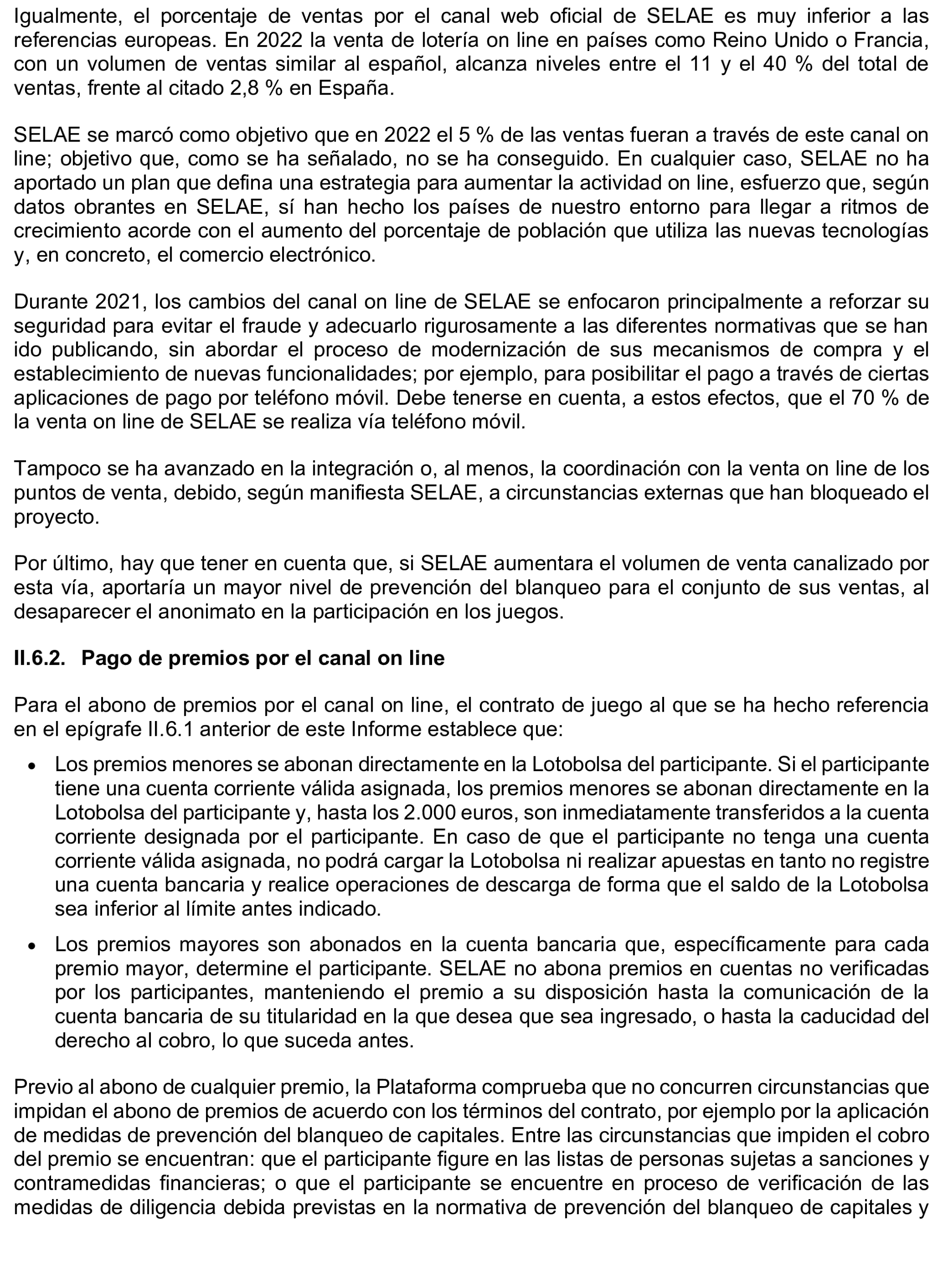 Imagen del artículo Resolución de 8 de mayo de 2025, aprobada por la Comisión Mixta para las Relaciones con el Tribunal de Cuentas, en relación con el Informe de fiscalización del sistema de control aplicado en la gestión de premios por la Sociedad Estatal Loterías y Apuestas del Estado, S.M.E., SA, (SELAE), ejercicio 2022.