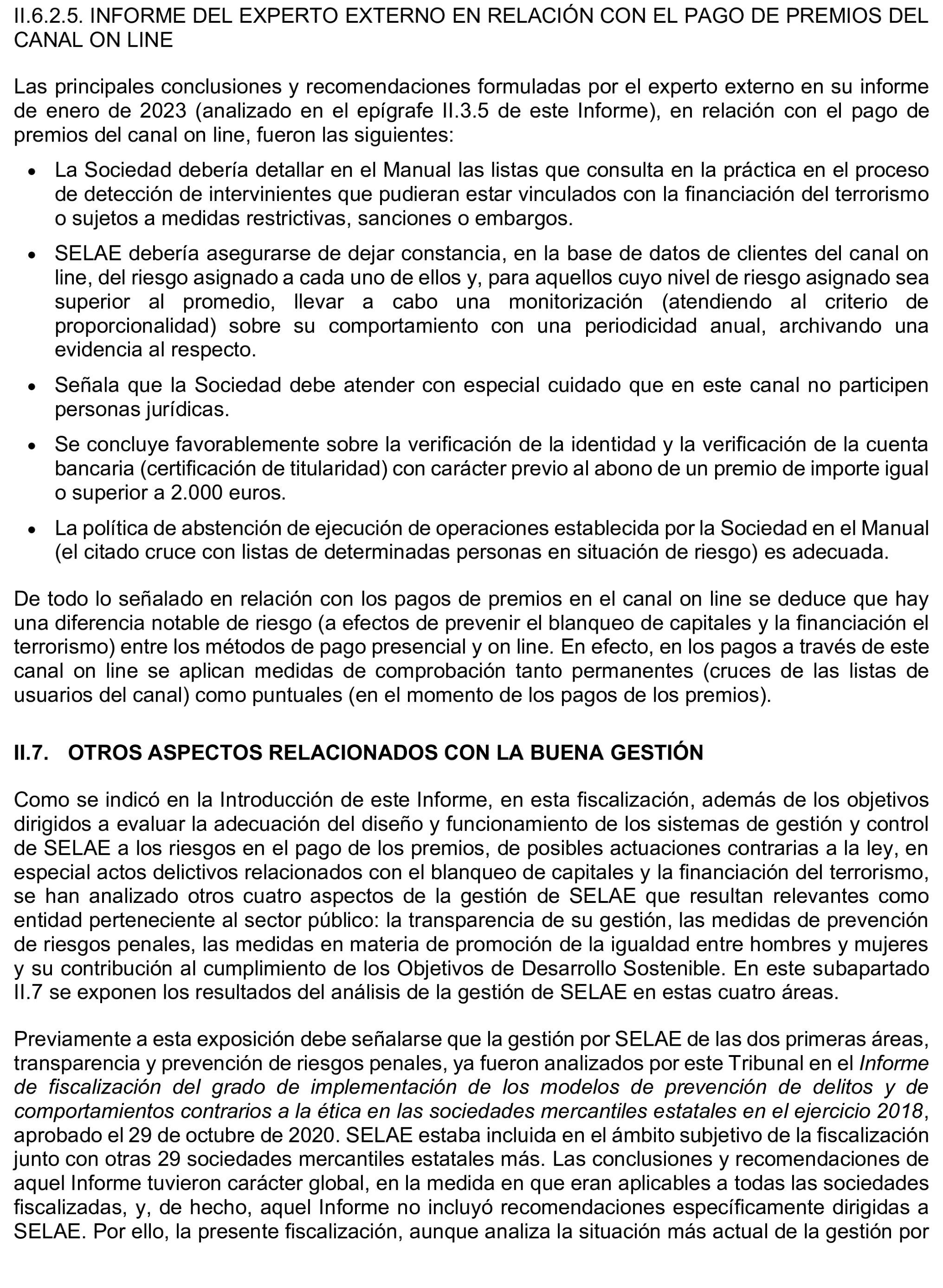 Imagen del artículo Resolución de 8 de mayo de 2025, aprobada por la Comisión Mixta para las Relaciones con el Tribunal de Cuentas, en relación con el Informe de fiscalización del sistema de control aplicado en la gestión de premios por la Sociedad Estatal Loterías y Apuestas del Estado, S.M.E., SA, (SELAE), ejercicio 2022.