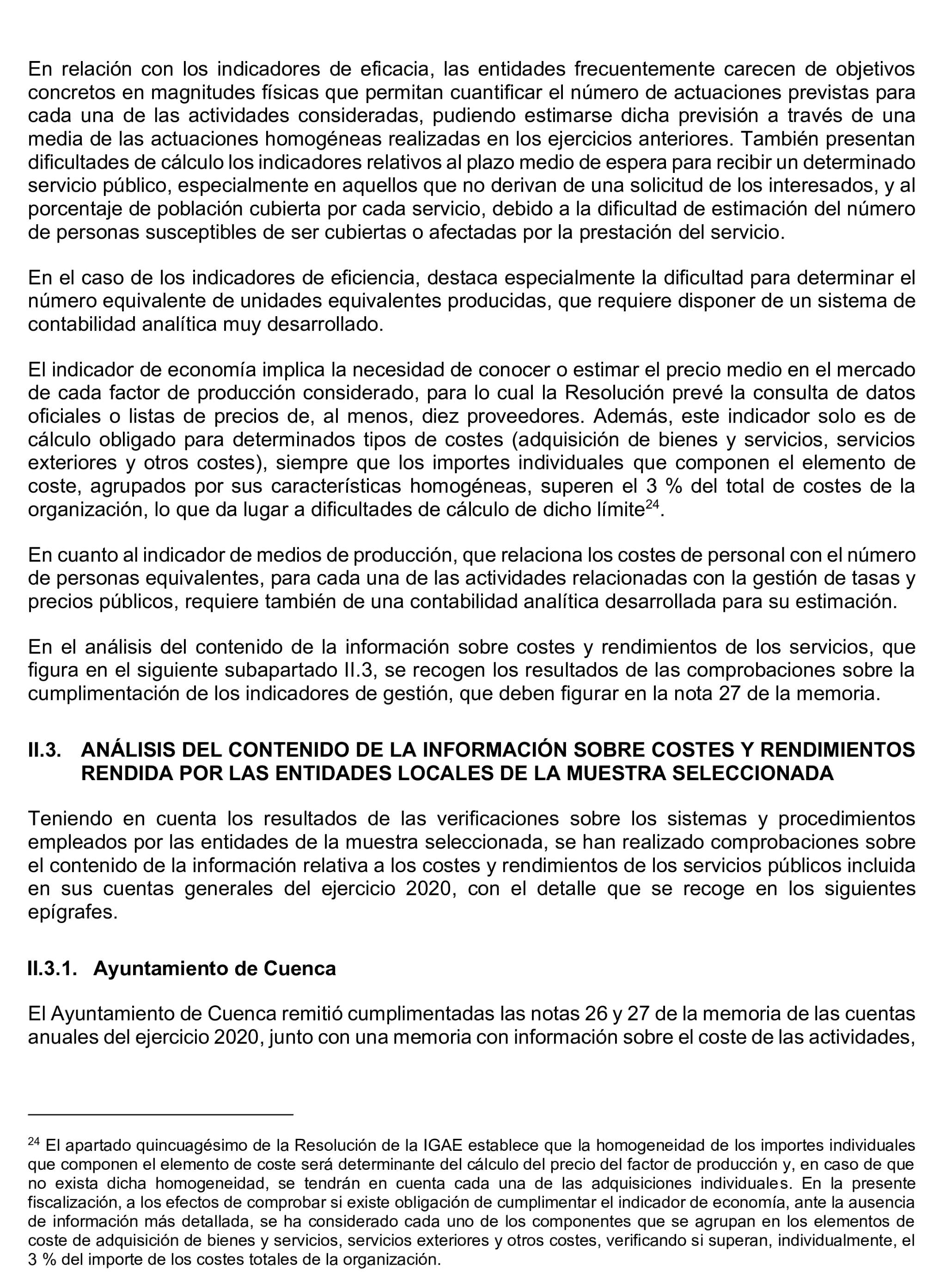 Imagen del artículo Resolución de 8 de mayo de 2025, aprobada por la Comisión Mixta para las Relaciones con el Tribunal de Cuentas, en relación con el Informe de fiscalización sobre la información relativa a los costes y rendimientos de los servicios incluida en las cuentas generales de los ayuntamientos de municipios de más de 50.000 habitantes, diputaciones provinciales, cabildos y consejos insulares, correspondientes al ejercicio 2020.