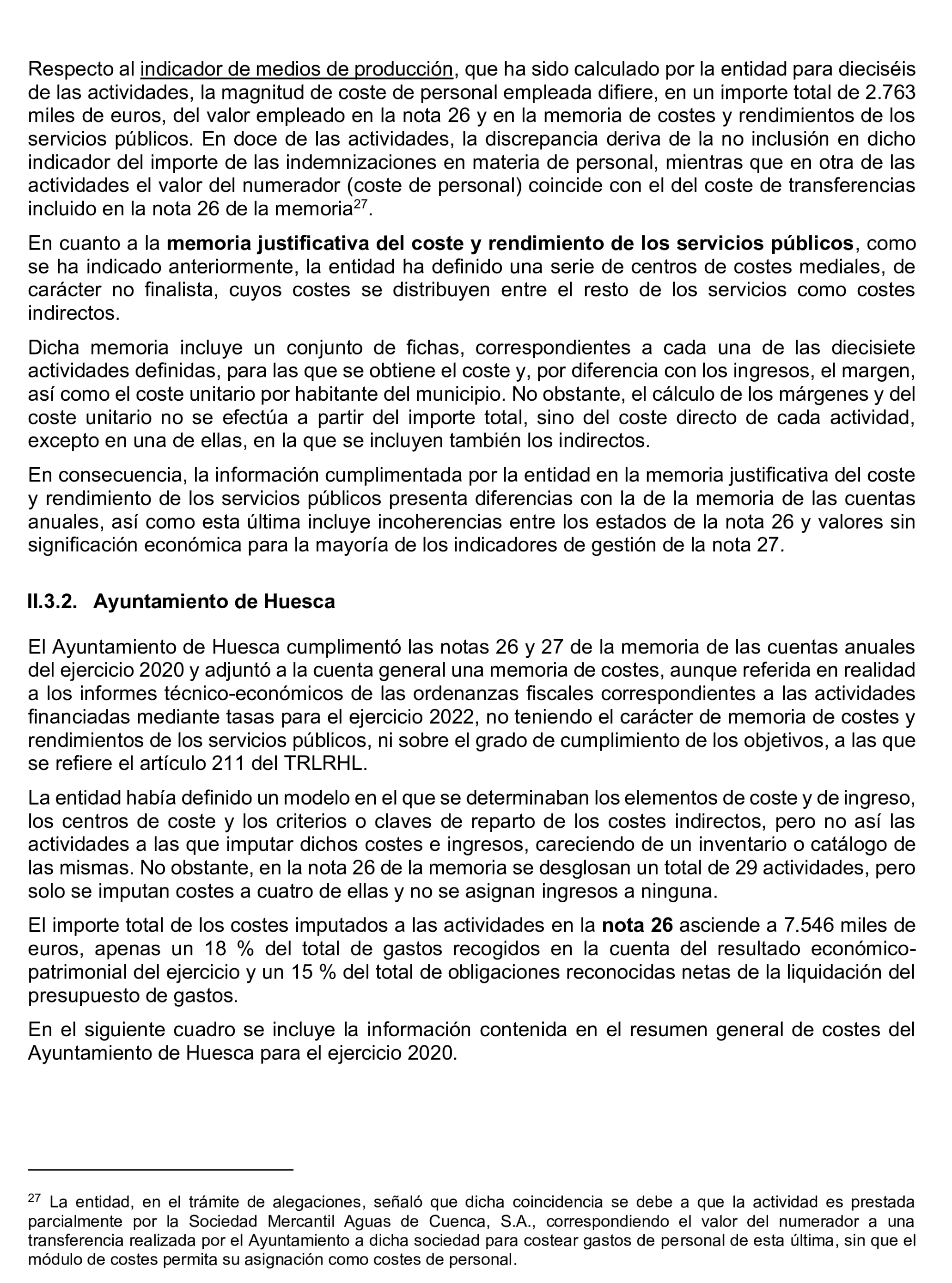 Imagen del artículo Resolución de 8 de mayo de 2025, aprobada por la Comisión Mixta para las Relaciones con el Tribunal de Cuentas, en relación con el Informe de fiscalización sobre la información relativa a los costes y rendimientos de los servicios incluida en las cuentas generales de los ayuntamientos de municipios de más de 50.000 habitantes, diputaciones provinciales, cabildos y consejos insulares, correspondientes al ejercicio 2020.