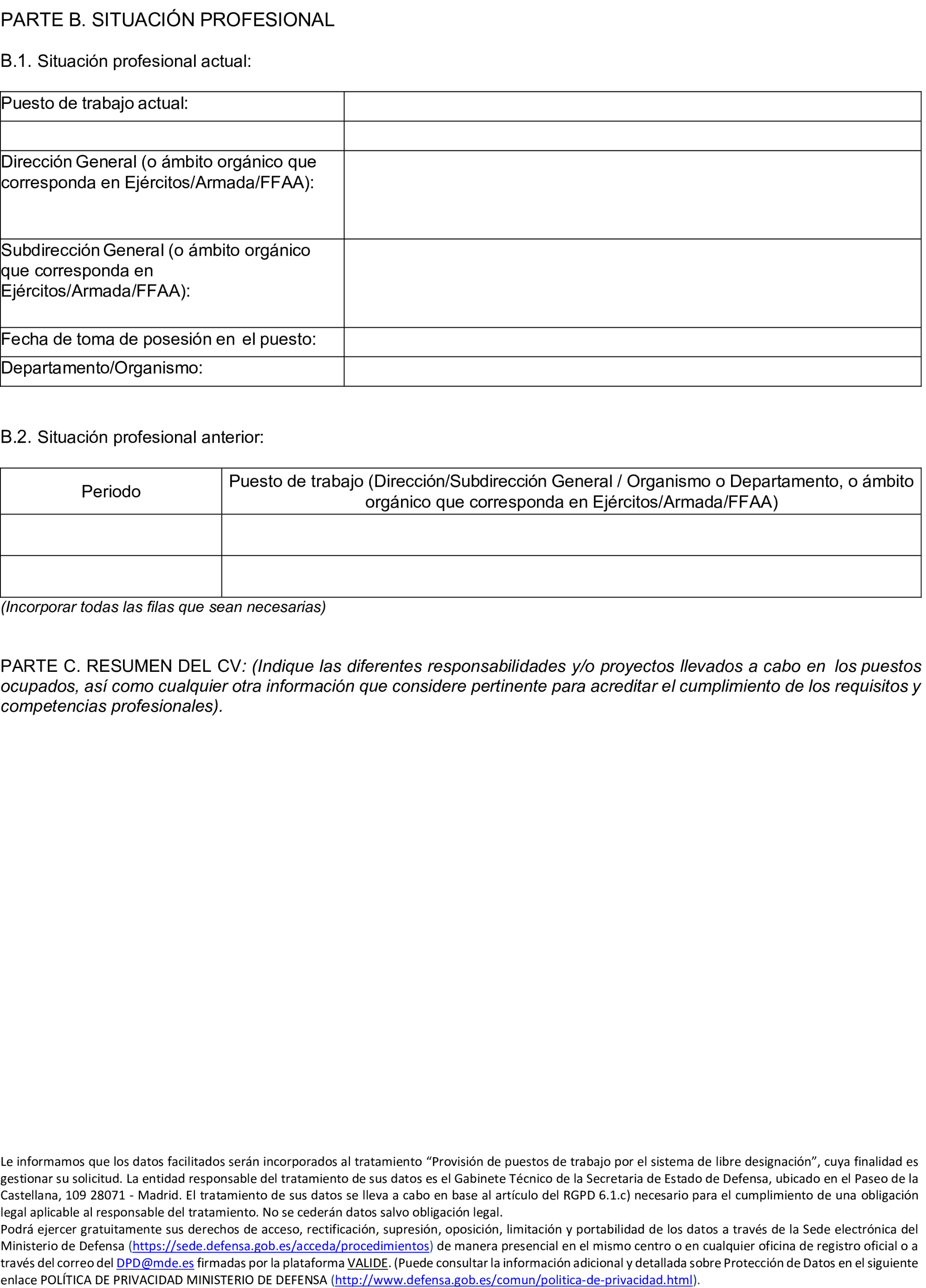 Imagen del artículo Resolución 430/38118/2025, de 18 de marzo, de la Secretaría de Estado de Defensa, por la que se convoca la provisión de puesto de trabajo por el sistema de libre designación.