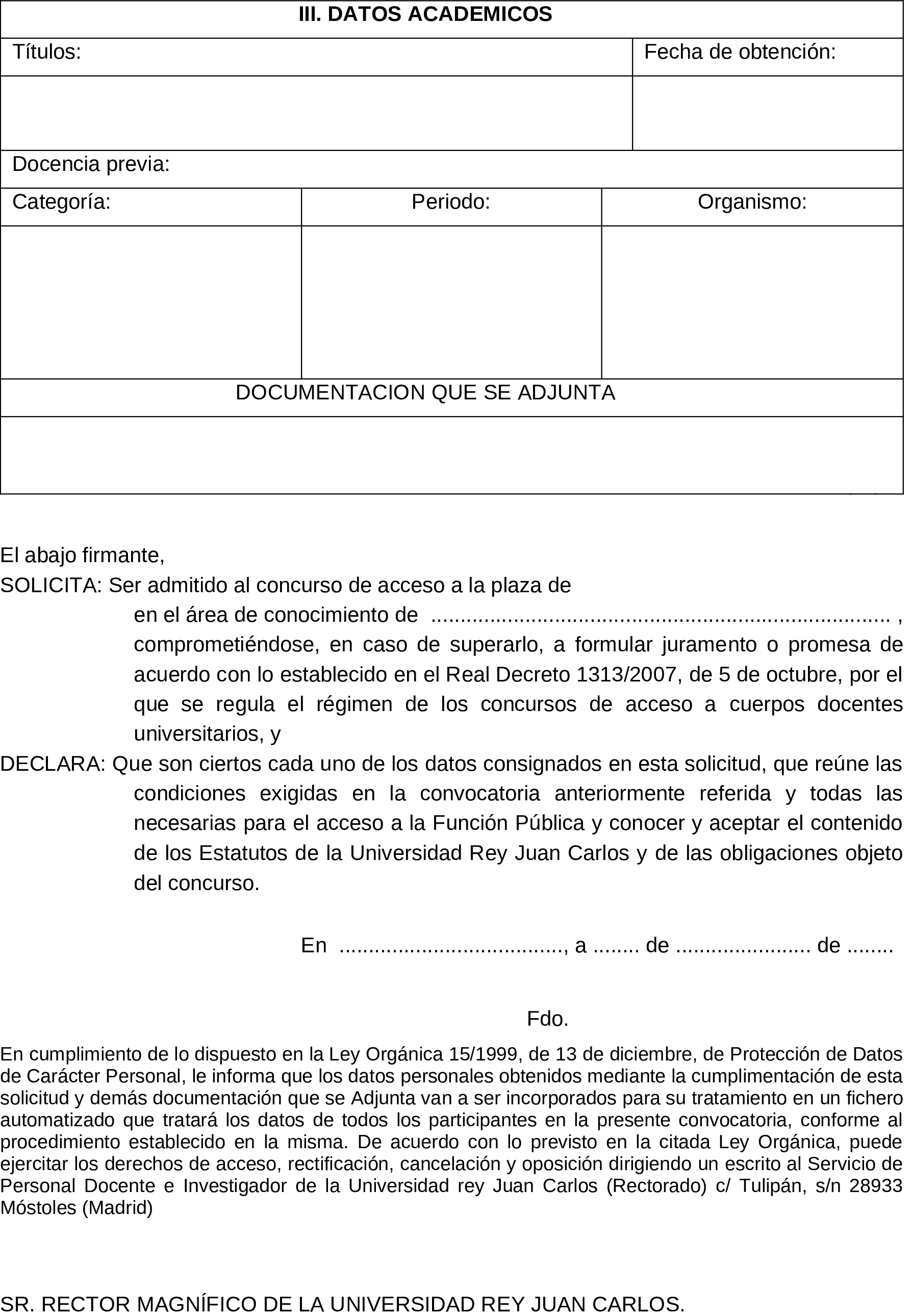 Imagen del artículo Resolución de 17 de marzo de 2025, de la Universidad Rey Juan Carlos, por la que se convoca concurso de acceso a plazas de cuerpos docentes universitarios.
