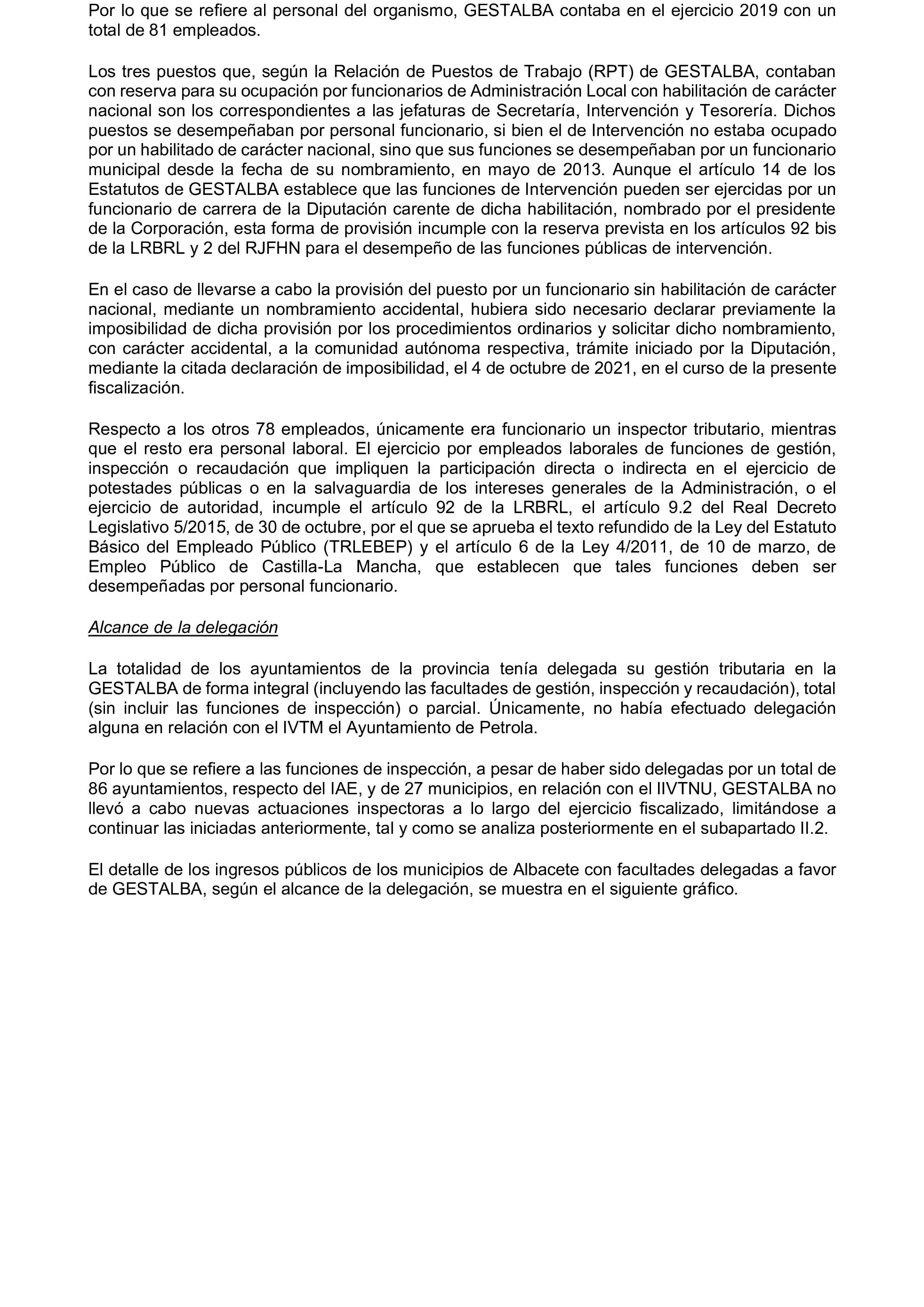 Imagen del artículo Resolución de 19 de diciembre de 2024, aprobada por la Comisión Mixta para las Relaciones con el Tribunal de Cuentas, en relación con el Informe de fiscalización de la gestión, recaudación e inspección delegada por los Ayuntamientos de las Diputaciones Provinciales de Comunidades Autónomas sin órgano de control externo propio, ejercicio 2019.