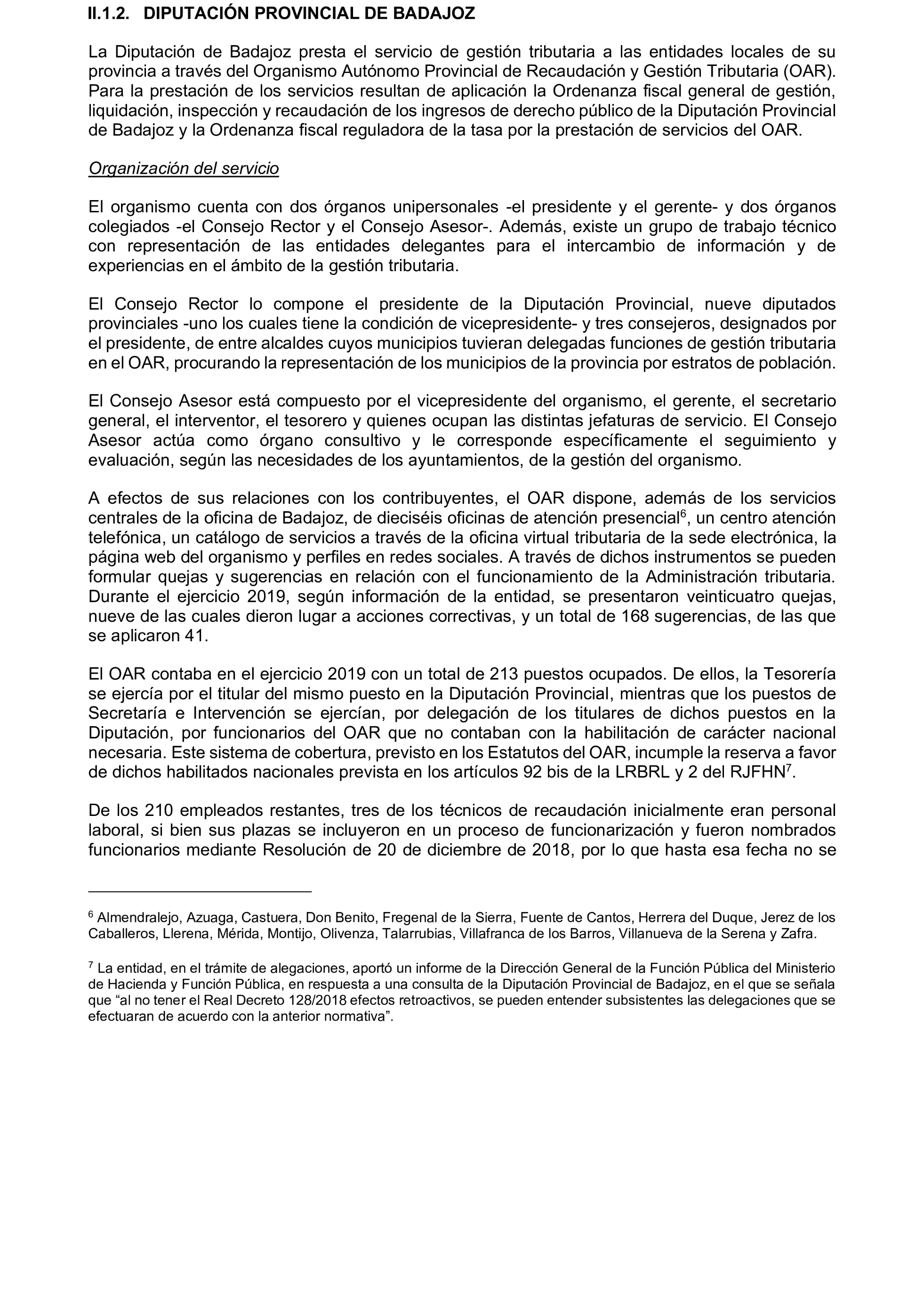 Imagen del artículo Resolución de 19 de diciembre de 2024, aprobada por la Comisión Mixta para las Relaciones con el Tribunal de Cuentas, en relación con el Informe de fiscalización de la gestión, recaudación e inspección delegada por los Ayuntamientos de las Diputaciones Provinciales de Comunidades Autónomas sin órgano de control externo propio, ejercicio 2019.