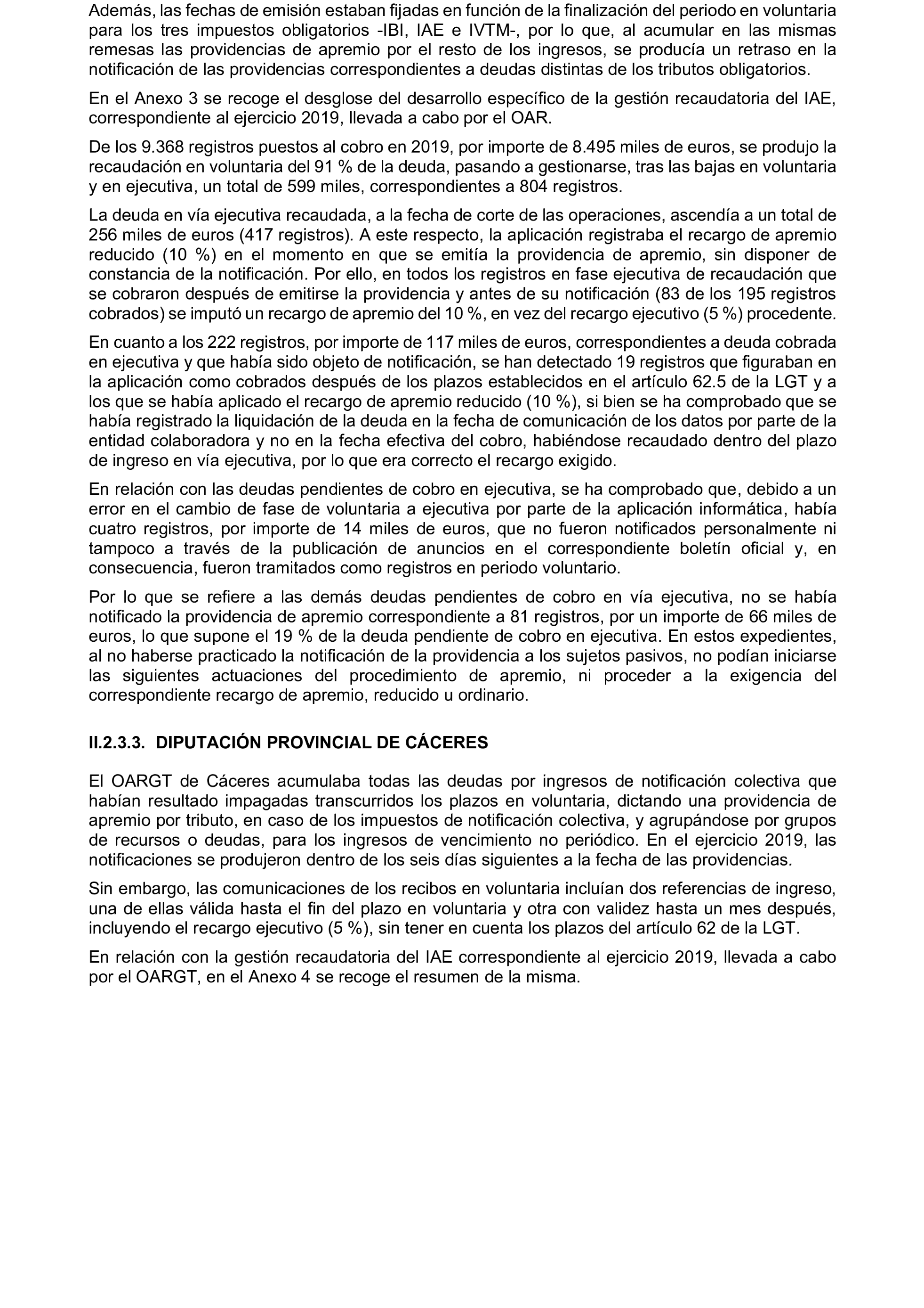 Imagen del artículo Resolución de 19 de diciembre de 2024, aprobada por la Comisión Mixta para las Relaciones con el Tribunal de Cuentas, en relación con el Informe de fiscalización de la gestión, recaudación e inspección delegada por los Ayuntamientos de las Diputaciones Provinciales de Comunidades Autónomas sin órgano de control externo propio, ejercicio 2019.
