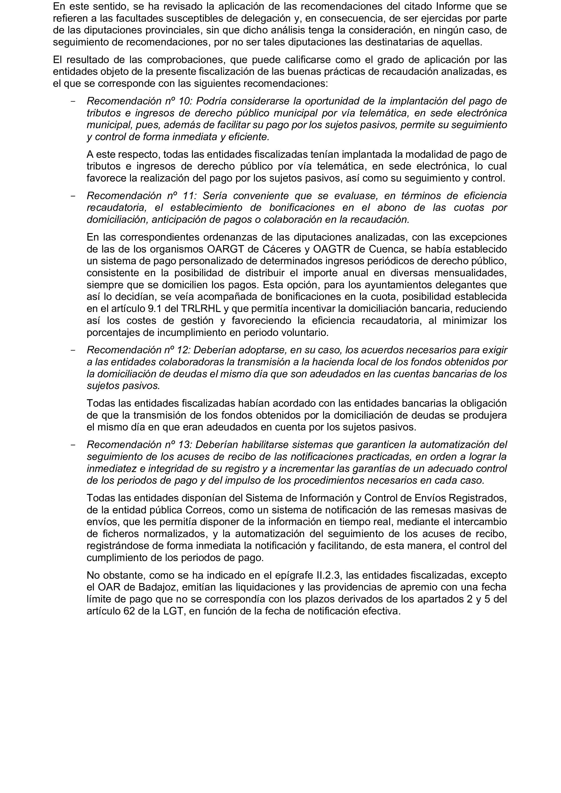 Imagen del artículo Resolución de 19 de diciembre de 2024, aprobada por la Comisión Mixta para las Relaciones con el Tribunal de Cuentas, en relación con el Informe de fiscalización de la gestión, recaudación e inspección delegada por los Ayuntamientos de las Diputaciones Provinciales de Comunidades Autónomas sin órgano de control externo propio, ejercicio 2019.