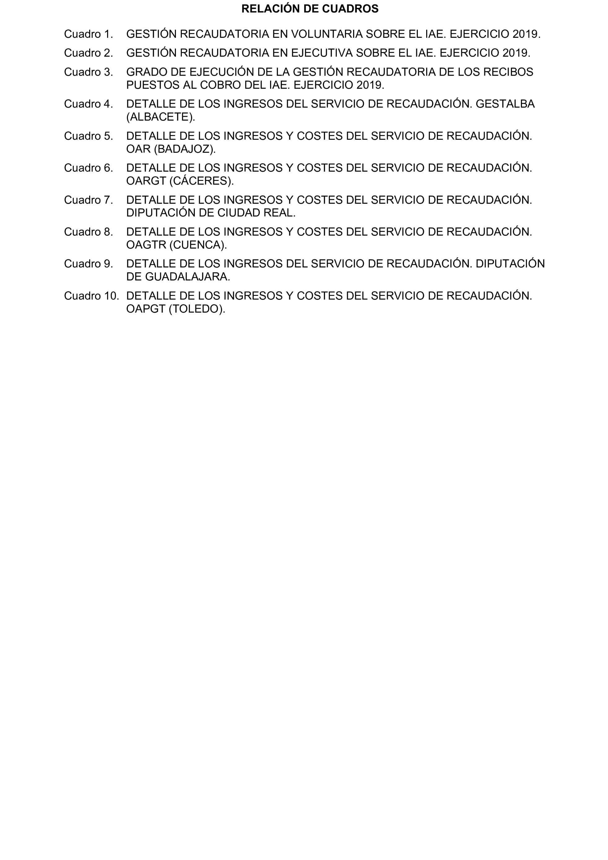 Imagen del artículo Resolución de 19 de diciembre de 2024, aprobada por la Comisión Mixta para las Relaciones con el Tribunal de Cuentas, en relación con el Informe de fiscalización de la gestión, recaudación e inspección delegada por los Ayuntamientos de las Diputaciones Provinciales de Comunidades Autónomas sin órgano de control externo propio, ejercicio 2019.
