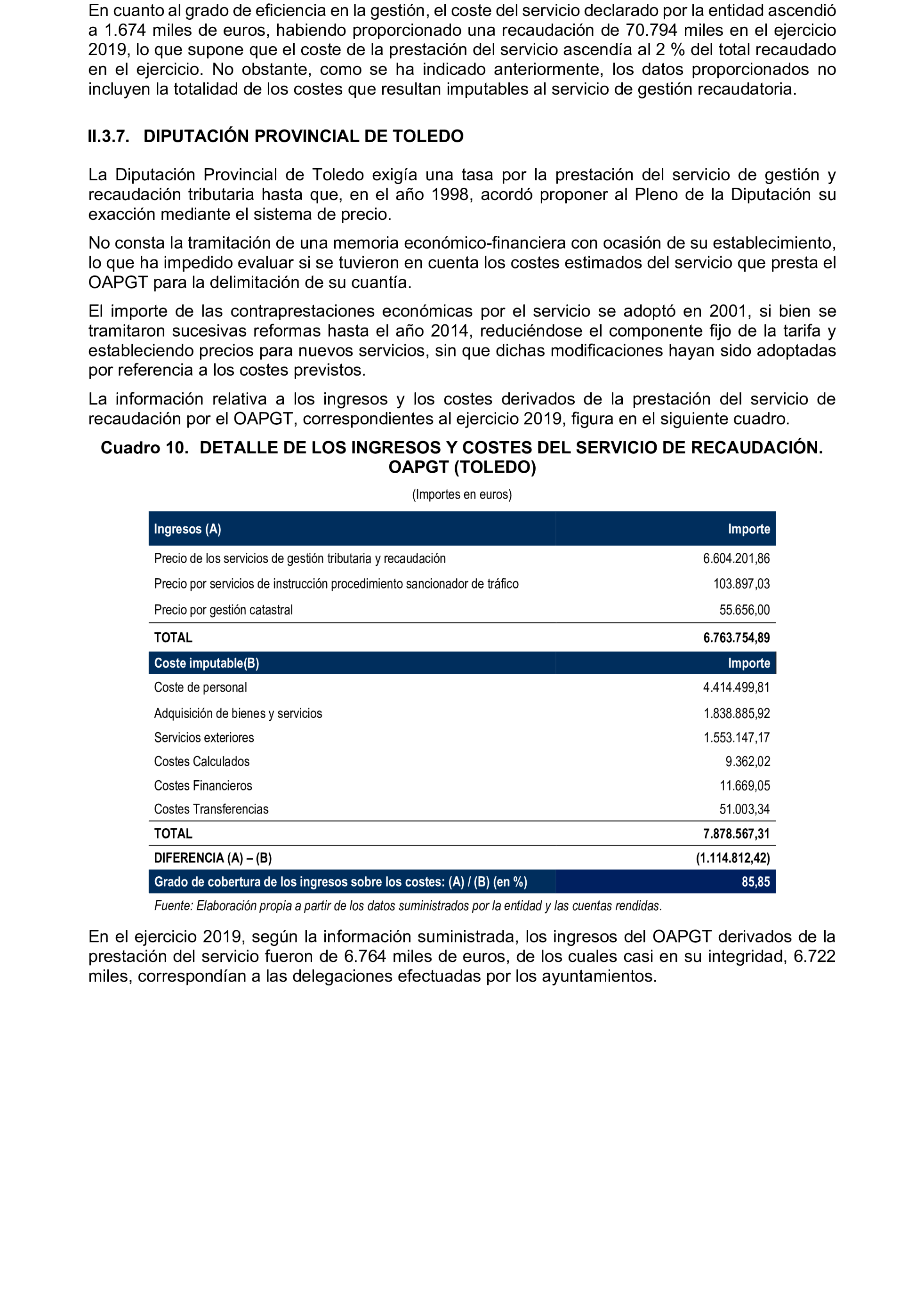 Imagen del artículo Resolución de 19 de diciembre de 2024, aprobada por la Comisión Mixta para las Relaciones con el Tribunal de Cuentas, en relación con el Informe de fiscalización de la gestión, recaudación e inspección delegada por los Ayuntamientos de las Diputaciones Provinciales de Comunidades Autónomas sin órgano de control externo propio, ejercicio 2019.
