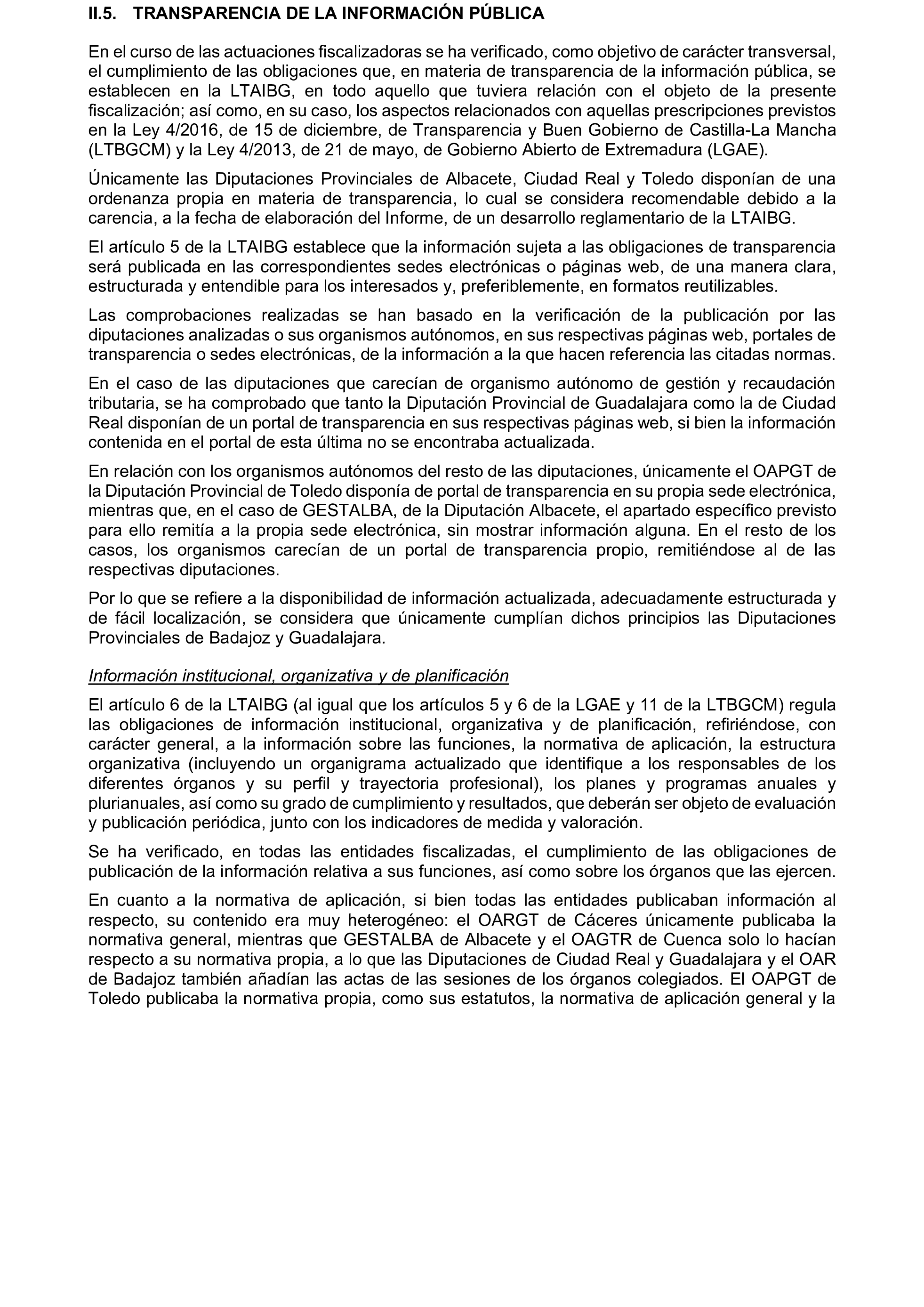 Imagen del artículo Resolución de 19 de diciembre de 2024, aprobada por la Comisión Mixta para las Relaciones con el Tribunal de Cuentas, en relación con el Informe de fiscalización de la gestión, recaudación e inspección delegada por los Ayuntamientos de las Diputaciones Provinciales de Comunidades Autónomas sin órgano de control externo propio, ejercicio 2019.