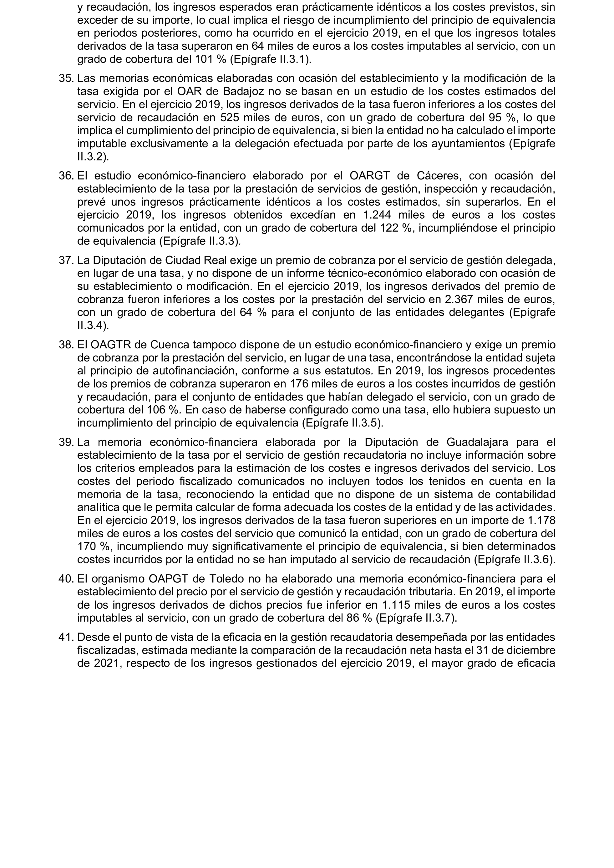Imagen del artículo Resolución de 19 de diciembre de 2024, aprobada por la Comisión Mixta para las Relaciones con el Tribunal de Cuentas, en relación con el Informe de fiscalización de la gestión, recaudación e inspección delegada por los Ayuntamientos de las Diputaciones Provinciales de Comunidades Autónomas sin órgano de control externo propio, ejercicio 2019.