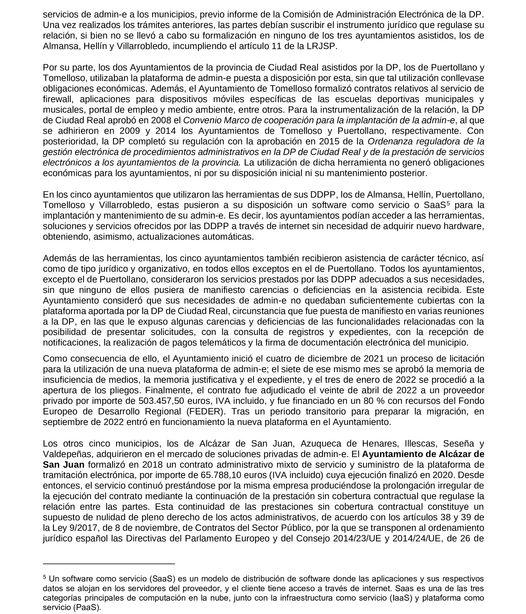 Imagen del artículo Resolución de 19 de diciembre de 2024, aprobada por la Comisión Mixta para las Relaciones con el Tribunal de Cuentas, en relación con el Informe de fiscalización de la implantación de la administración electrónica en los ayuntamientos de municipios de entre 20.000 y 50.000 habitantes de Castilla-La Mancha, ejercicios 2019 a 2021.