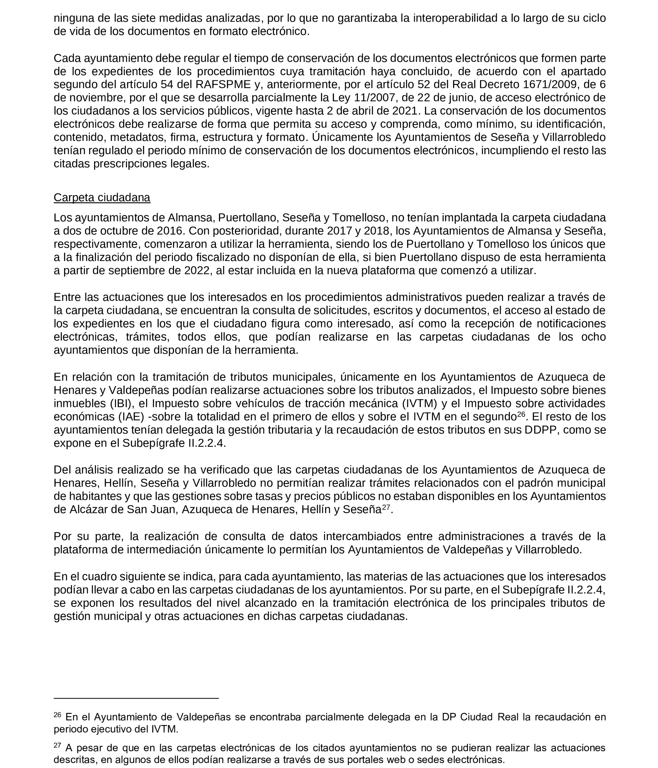 Imagen del artículo Resolución de 19 de diciembre de 2024, aprobada por la Comisión Mixta para las Relaciones con el Tribunal de Cuentas, en relación con el Informe de fiscalización de la implantación de la administración electrónica en los ayuntamientos de municipios de entre 20.000 y 50.000 habitantes de Castilla-La Mancha, ejercicios 2019 a 2021.
