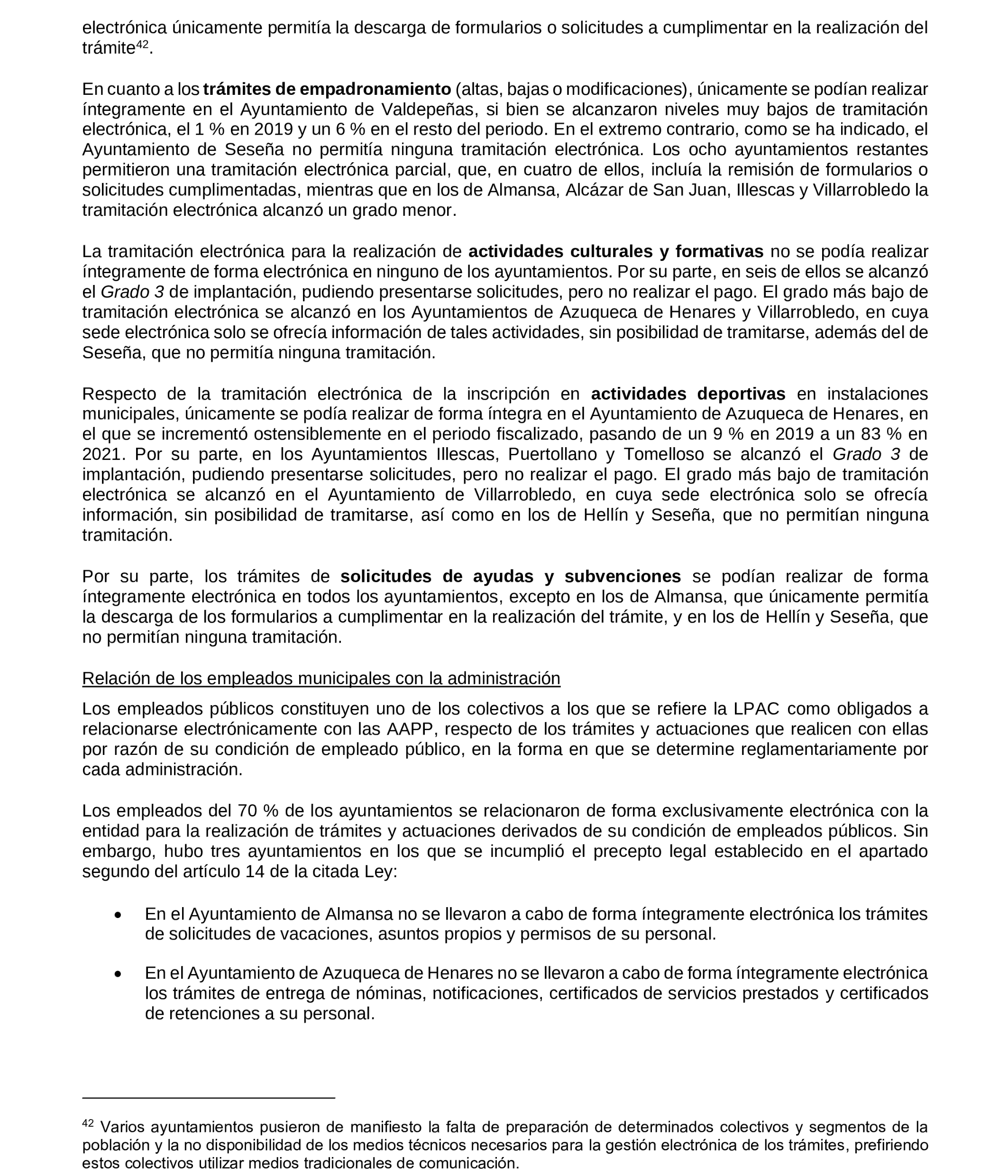 Imagen del artículo Resolución de 19 de diciembre de 2024, aprobada por la Comisión Mixta para las Relaciones con el Tribunal de Cuentas, en relación con el Informe de fiscalización de la implantación de la administración electrónica en los ayuntamientos de municipios de entre 20.000 y 50.000 habitantes de Castilla-La Mancha, ejercicios 2019 a 2021.