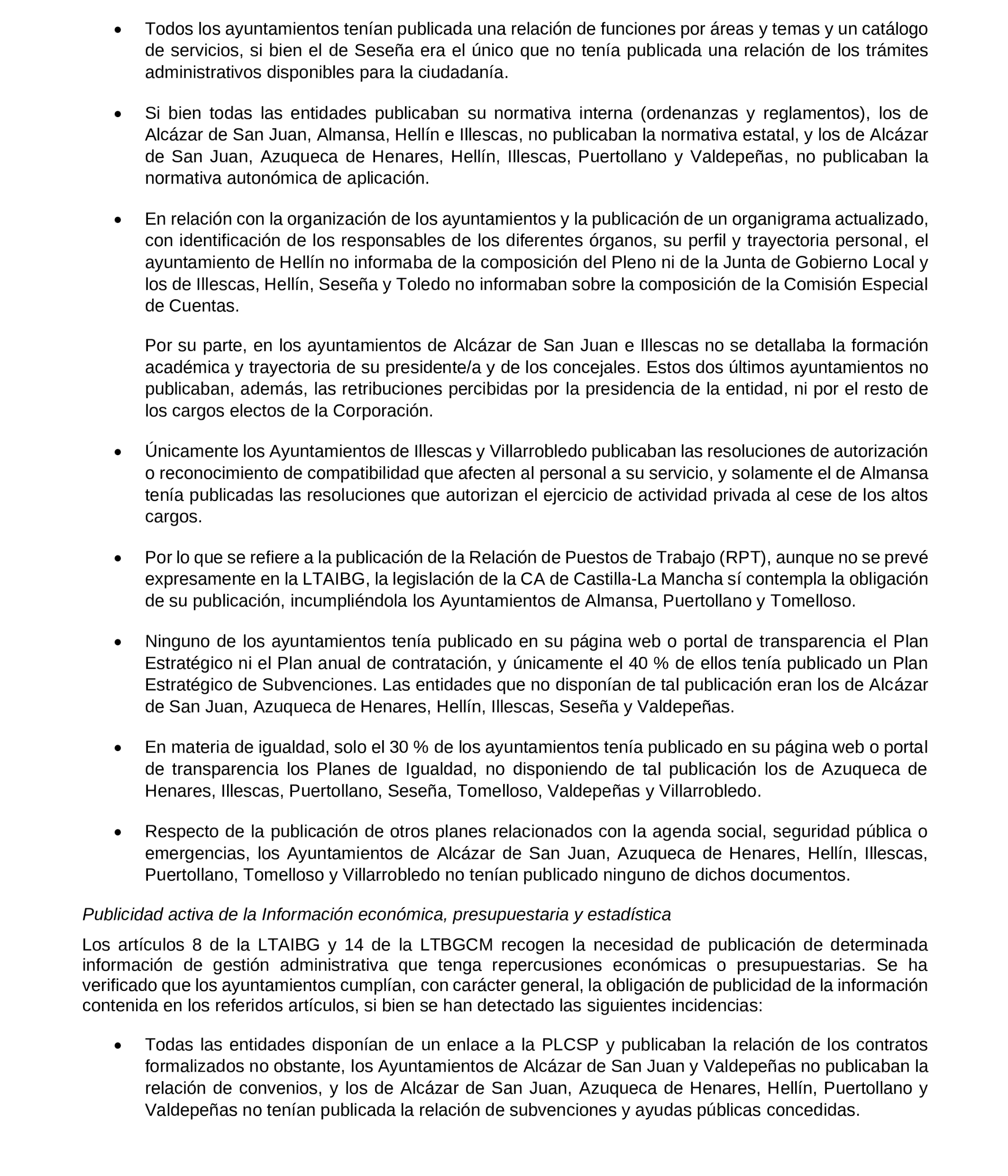 Imagen del artículo Resolución de 19 de diciembre de 2024, aprobada por la Comisión Mixta para las Relaciones con el Tribunal de Cuentas, en relación con el Informe de fiscalización de la implantación de la administración electrónica en los ayuntamientos de municipios de entre 20.000 y 50.000 habitantes de Castilla-La Mancha, ejercicios 2019 a 2021.