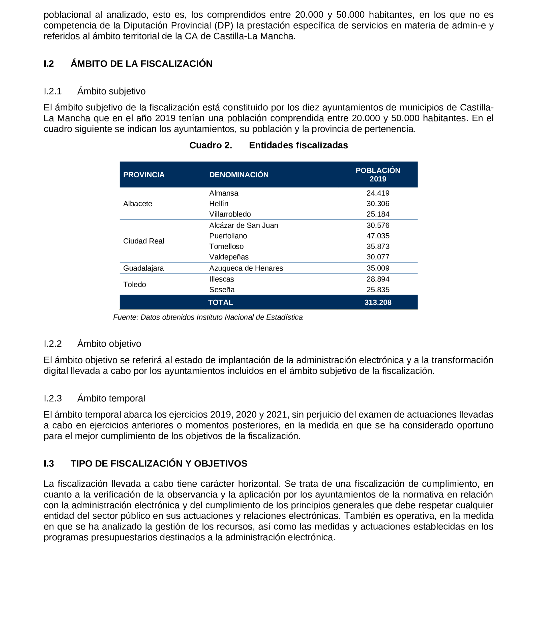 Imagen del artículo Resolución de 19 de diciembre de 2024, aprobada por la Comisión Mixta para las Relaciones con el Tribunal de Cuentas, en relación con el Informe de fiscalización de la implantación de la administración electrónica en los ayuntamientos de municipios de entre 20.000 y 50.000 habitantes de Castilla-La Mancha, ejercicios 2019 a 2021.