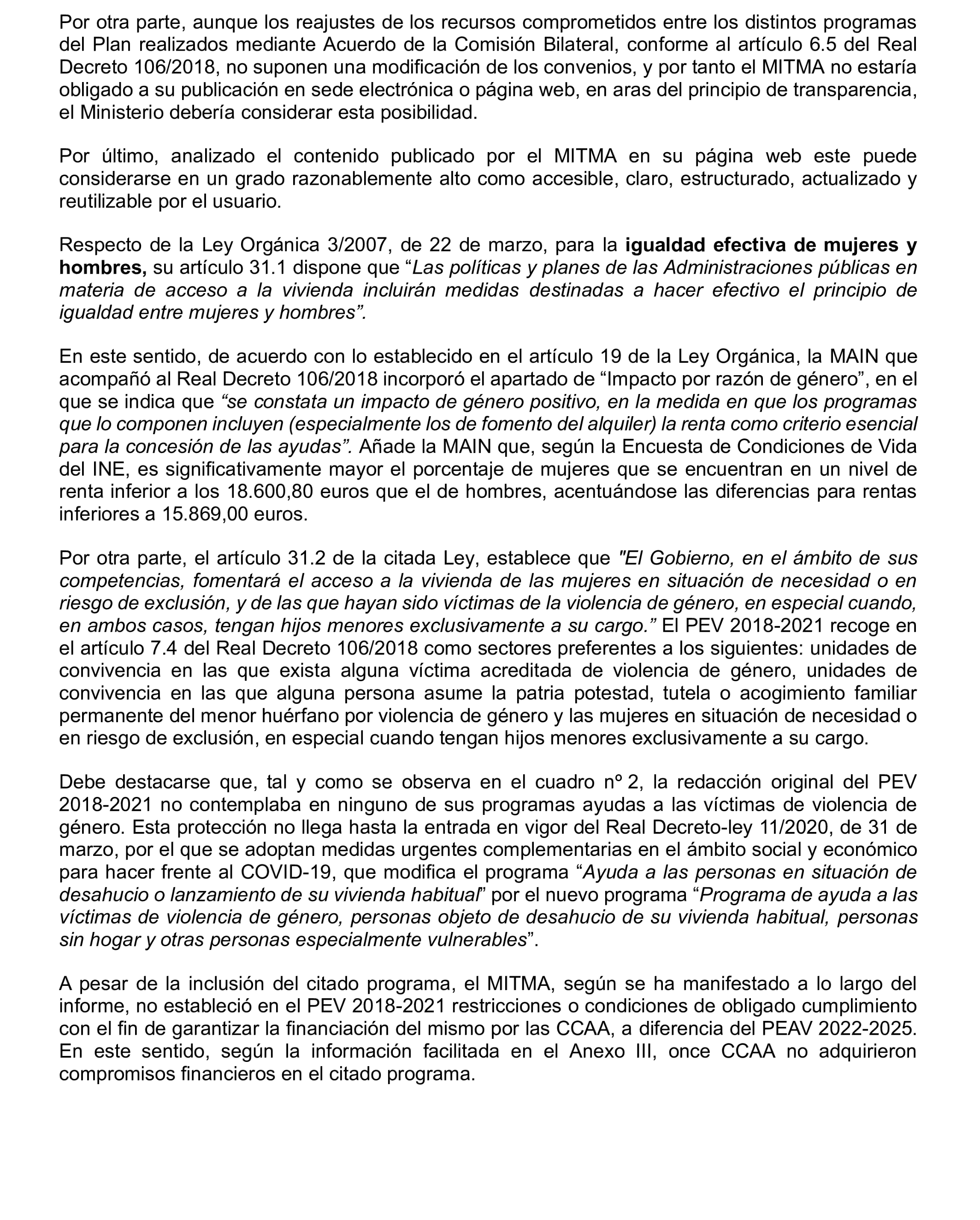 Imagen del artículo Resolución de 19 de diciembre de 2024, aprobada por la Comisión Mixta para las Relaciones con el Tribunal de Cuentas, en relación con el Informe de fiscalización de las actuaciones de planificación, seguimiento y evaluación del Plan Estatal de Vivienda 2018-2021, realizadas por los órganos de la Administración General del Estado.