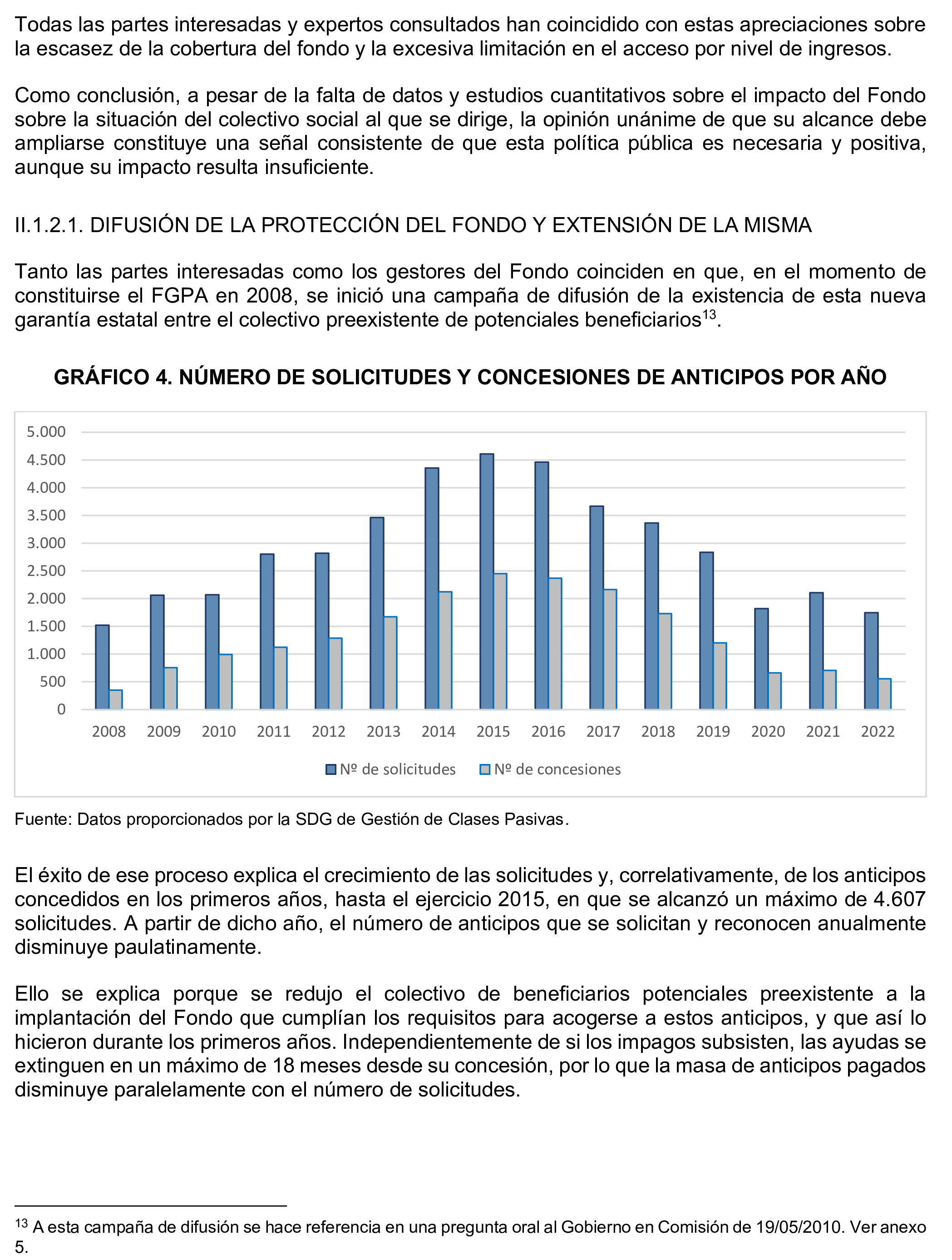 Imagen del artículo Resolución de 19 de diciembre de 2024, aprobada por la Comisión Mixta para las Relaciones con el Tribunal de Cuentas, en relación con el Informe de fiscalización operativa y con enfoque evaluador del Fondo de Garantía del Pago de Alimentos, ejercicio 2022.
