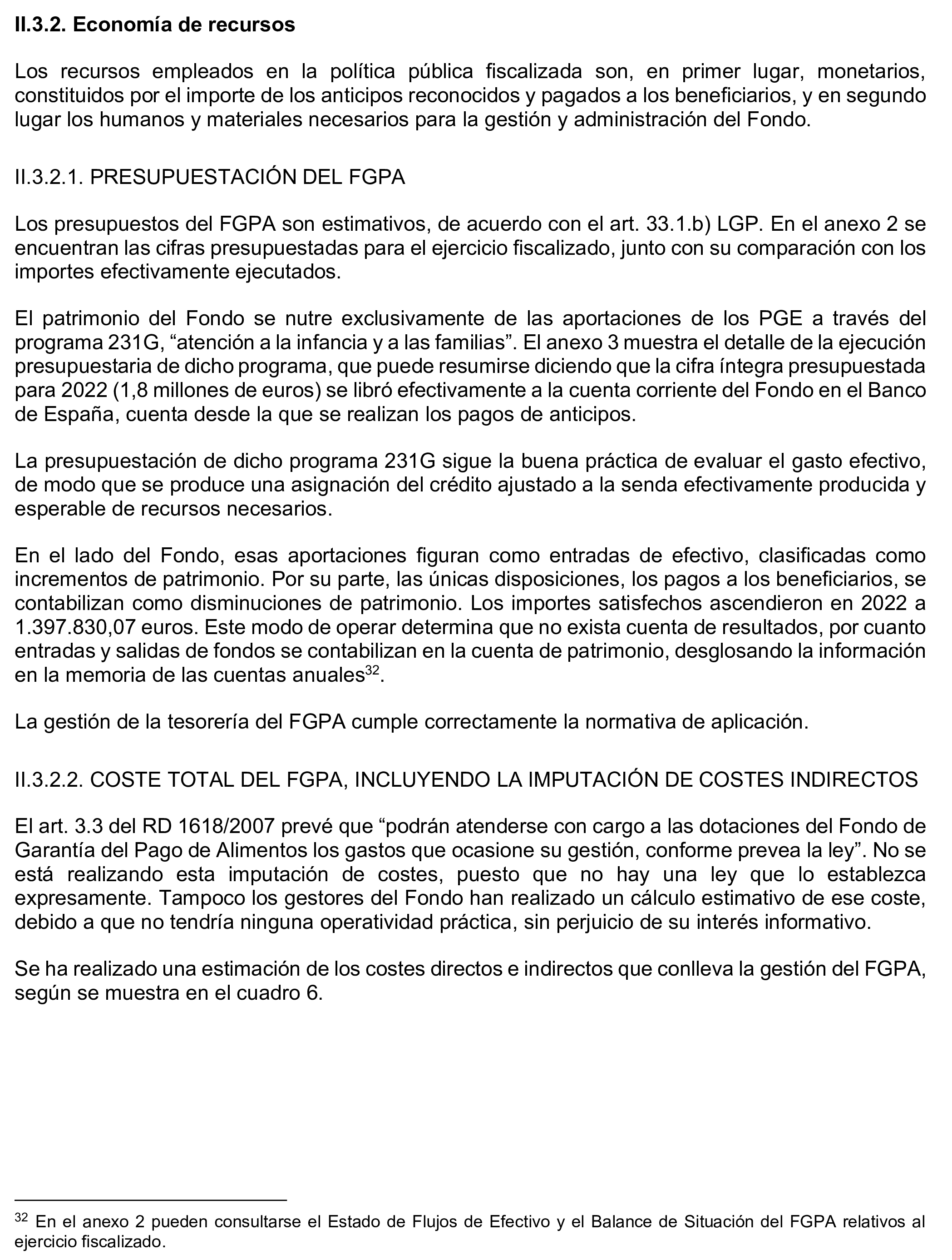 Imagen del artículo Resolución de 19 de diciembre de 2024, aprobada por la Comisión Mixta para las Relaciones con el Tribunal de Cuentas, en relación con el Informe de fiscalización operativa y con enfoque evaluador del Fondo de Garantía del Pago de Alimentos, ejercicio 2022.
