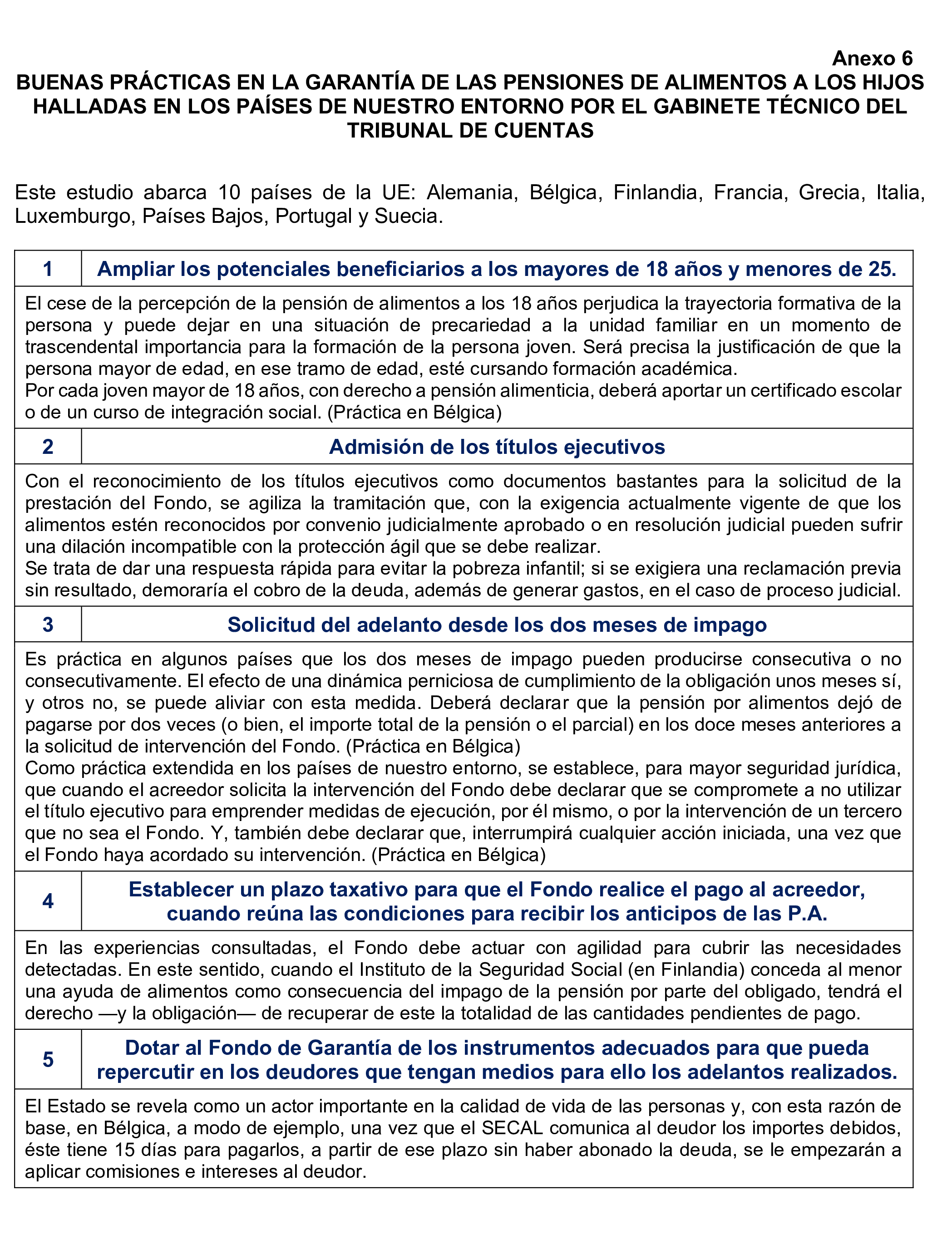 Imagen del artículo Resolución de 19 de diciembre de 2024, aprobada por la Comisión Mixta para las Relaciones con el Tribunal de Cuentas, en relación con el Informe de fiscalización operativa y con enfoque evaluador del Fondo de Garantía del Pago de Alimentos, ejercicio 2022.